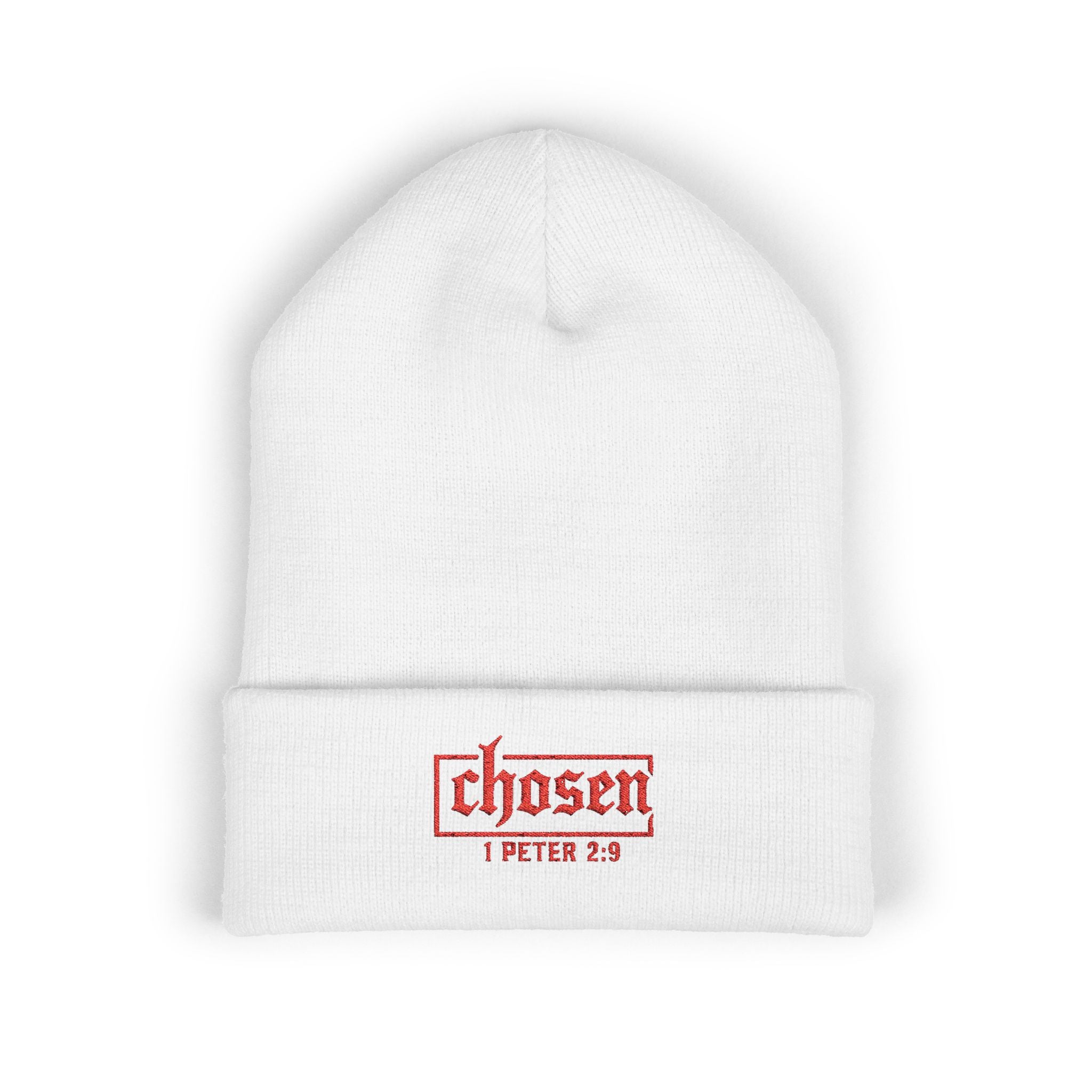 Classic Cuffed Beanie with 'Chosen' Embroidery | Cozy Winter Accessory, Perfect Gift for Believers, Religious Events, Cold Weather [...]
