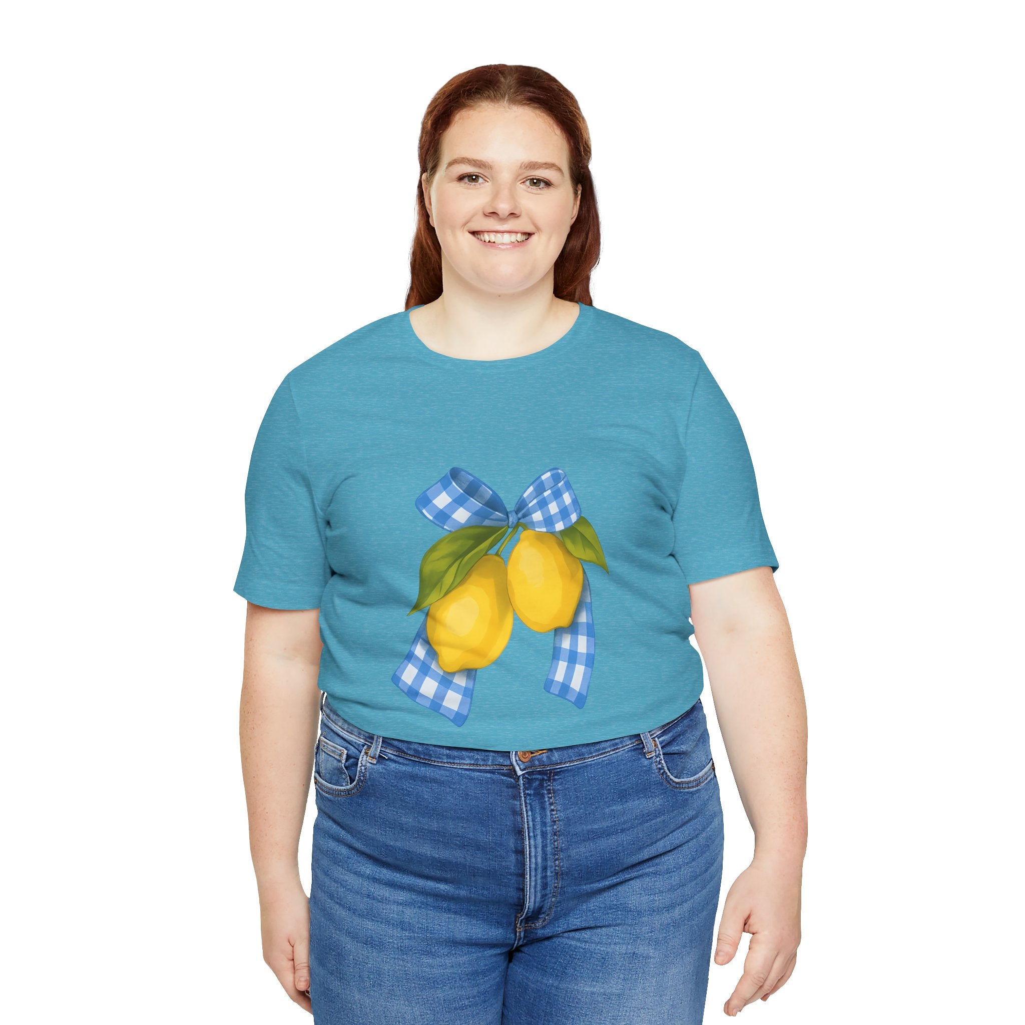 Lemon Blossom Unisex Tee - Summer Vibes, Farmhouse Style, Gifts for Her, Casual Wear, Garden Party Attire