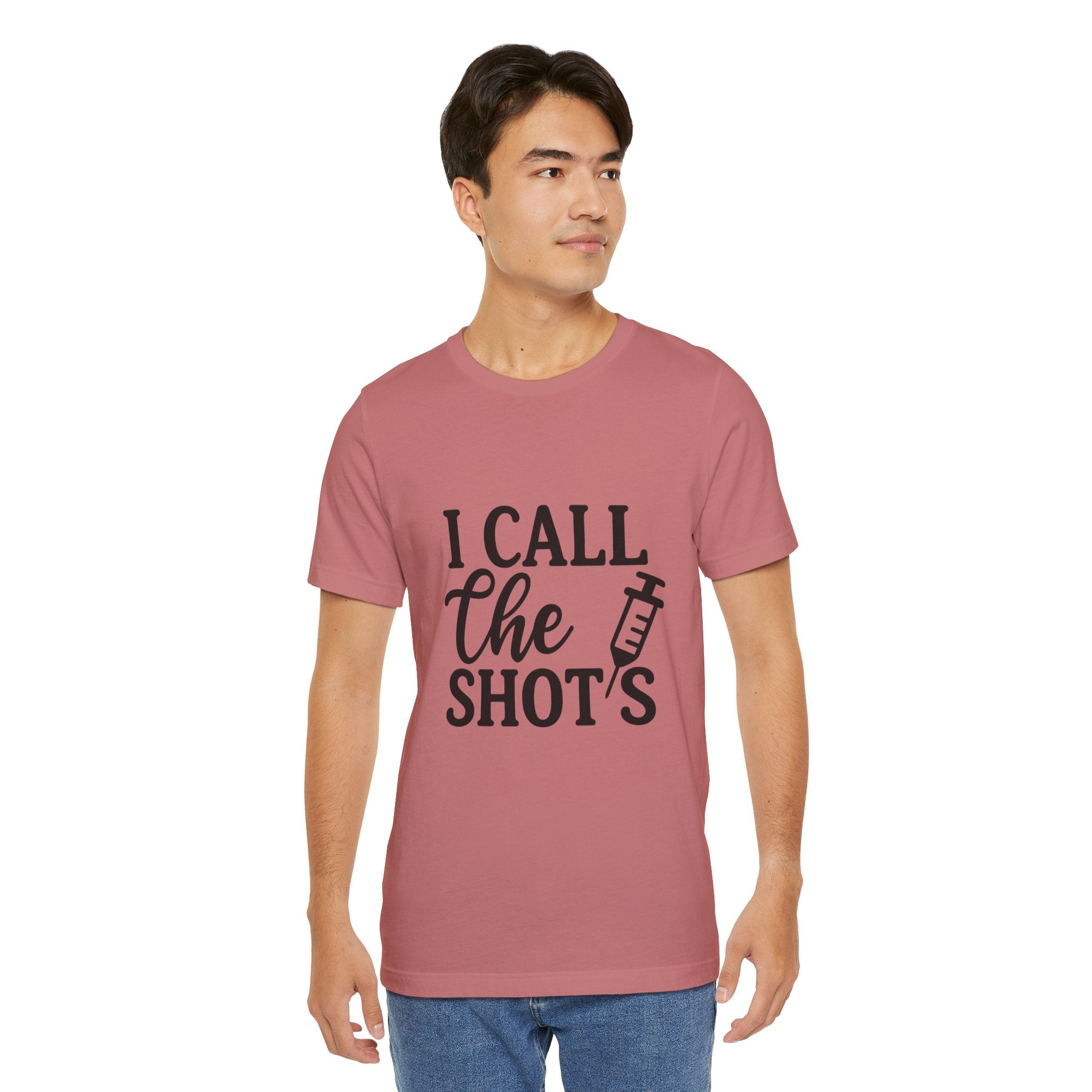 I Call the Shots  Tee, Fun Medical Humor Tee, Gift for Nurses, Healthcare Professional Shirt, Quirky Vaccine Shirt, [...]