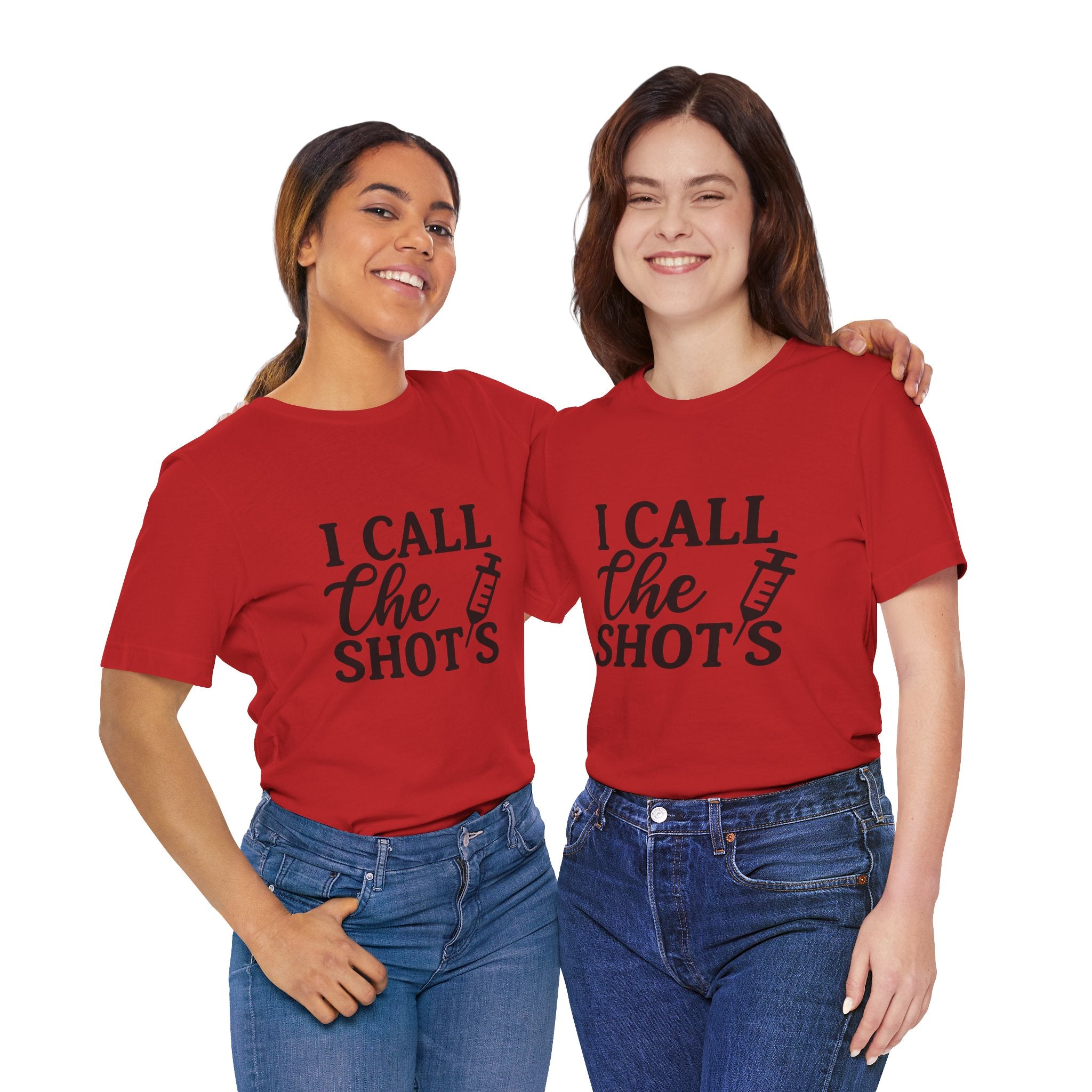 I Call the Shots  Tee, Fun Medical Humor Tee, Gift for Nurses, Healthcare Professional Shirt, Quirky Vaccine Shirt, [...]