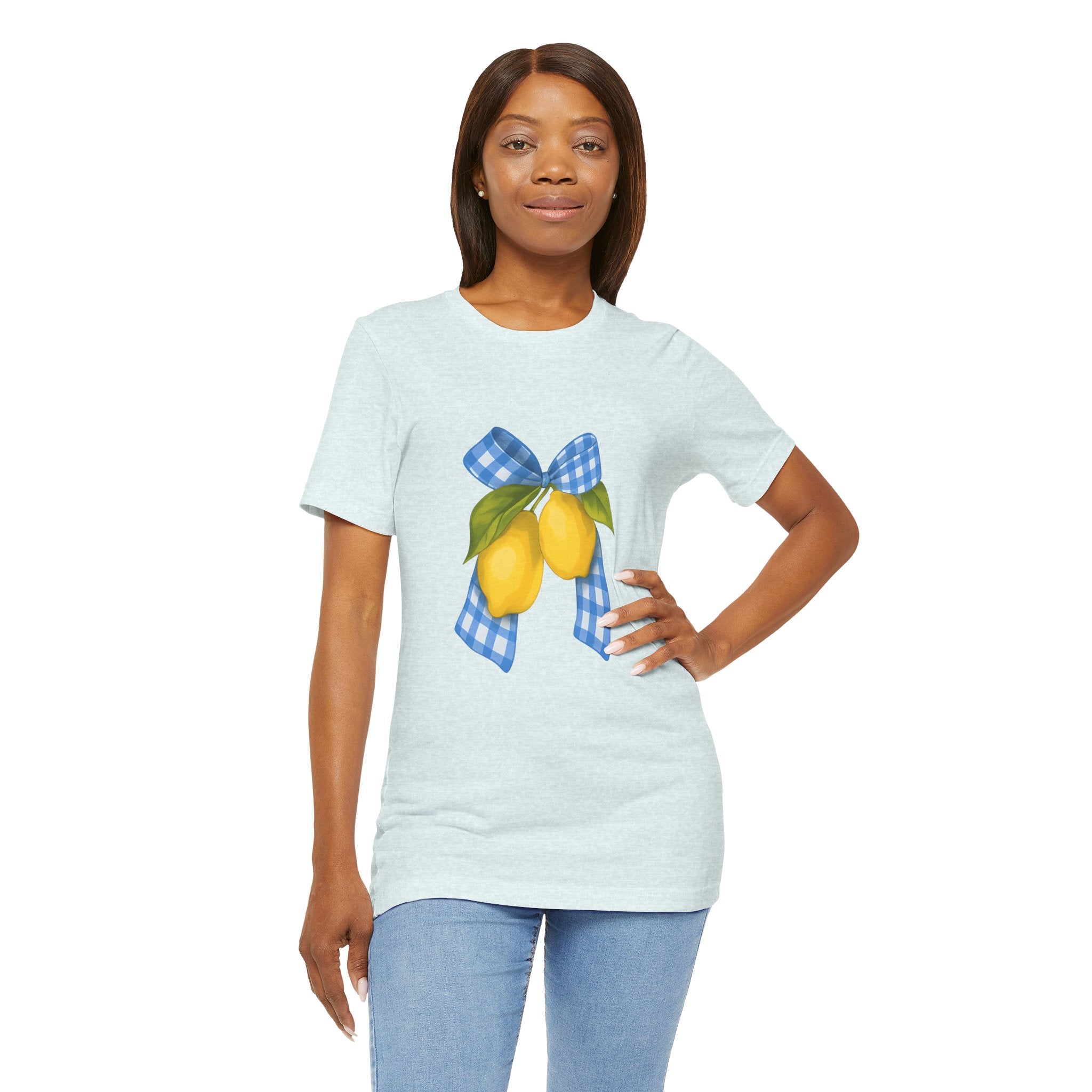 Lemon Blossom Unisex Tee - Summer Vibes, Farmhouse Style, Gifts for Her, Casual Wear, Garden Party Attire
