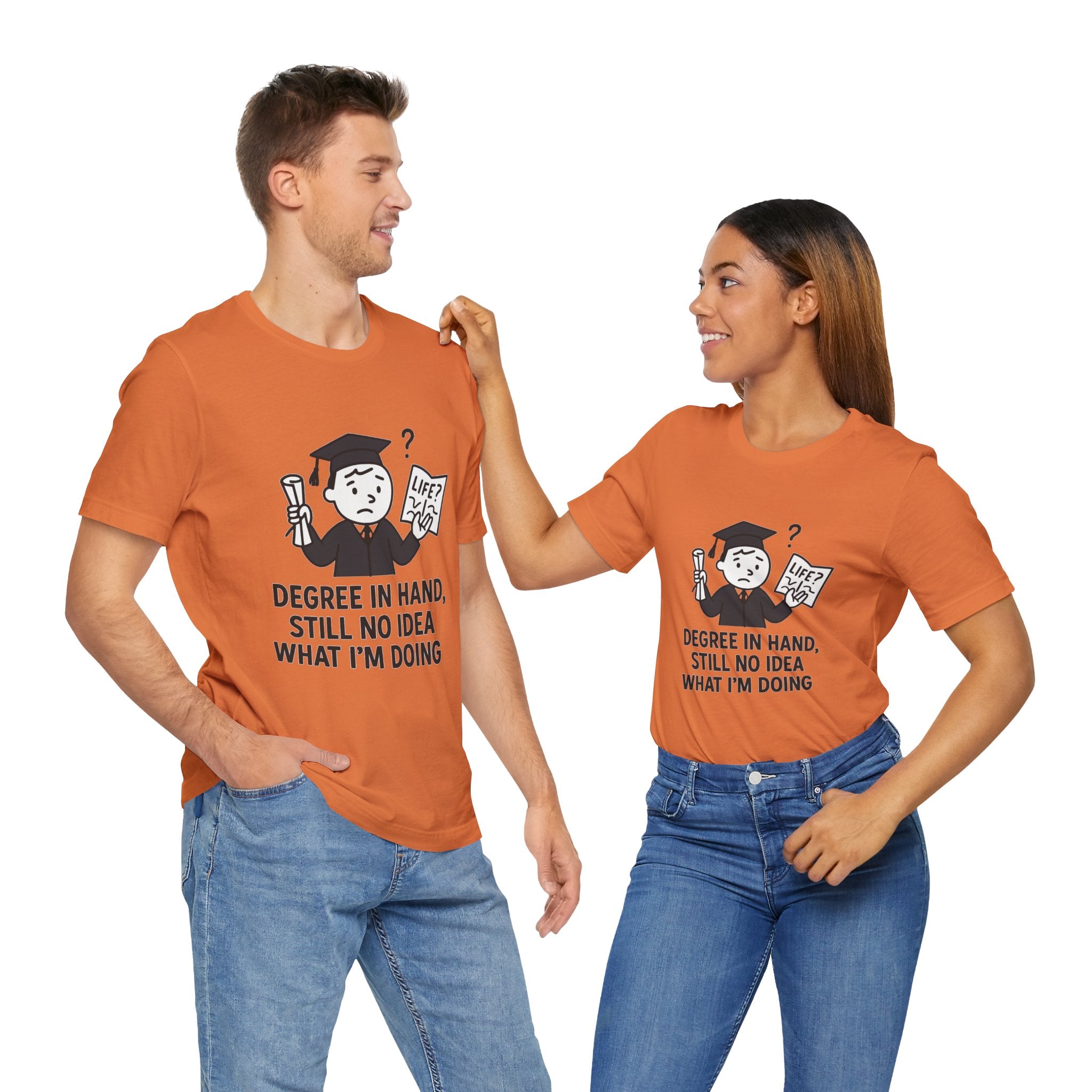 Graduation Humor Tee | Unisex Jersey Short Sleeve Shirt, Funny Graduation Gift, College Shirt, Life After Degree Tee, Graduate T-Shirt