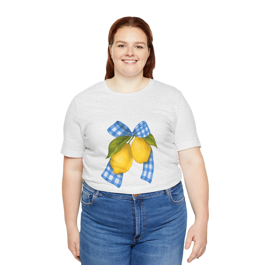 Lemon Blossom Unisex Tee - Summer Vibes, Farmhouse Style, Gifts for Her, Casual Wear, Garden Party Attire