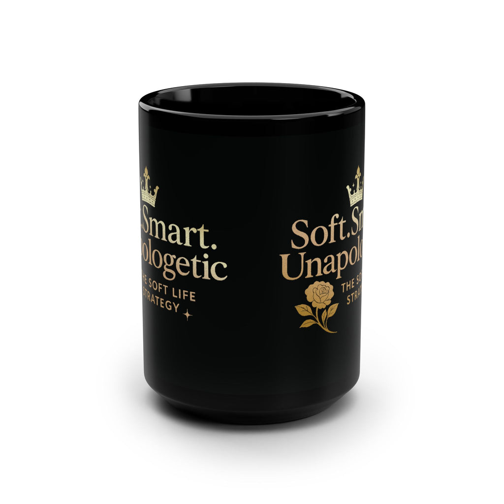 Elegant Black Mug for Coffee Lovers | Soft Smart Unapologetic Inspirational Cup, Gift for Tea Enthusiasts, Motivational Home Decor, [...]