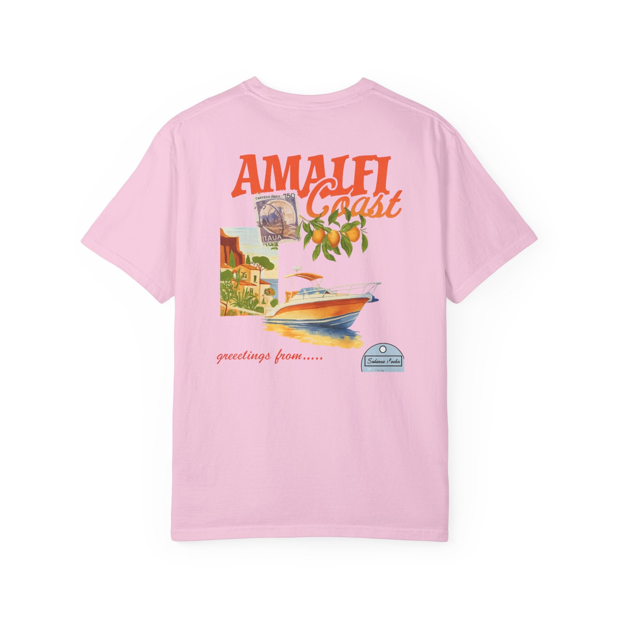 Amalfi Coast Vintage Unisex T-shirt - Stylish Travel Tee for Beach Lovers, Gifts for Her, Casual Summer Wear, Vacation Vibes