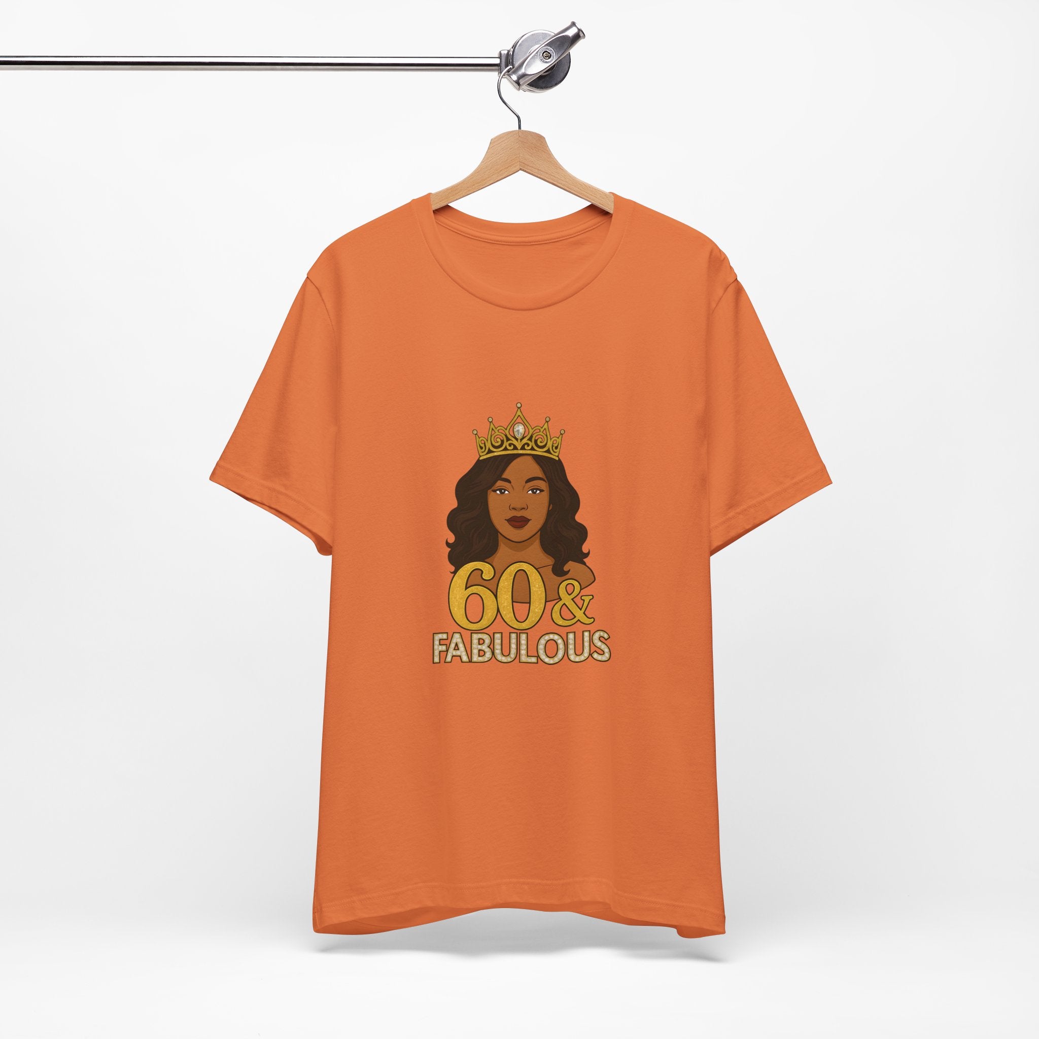 60 & Fabulous Unisex Tee, Birthday Gift Tee, Women's Celebration Shirt, Fun Milestone Birthday Apparel, Perfect for 60th Birthday Party