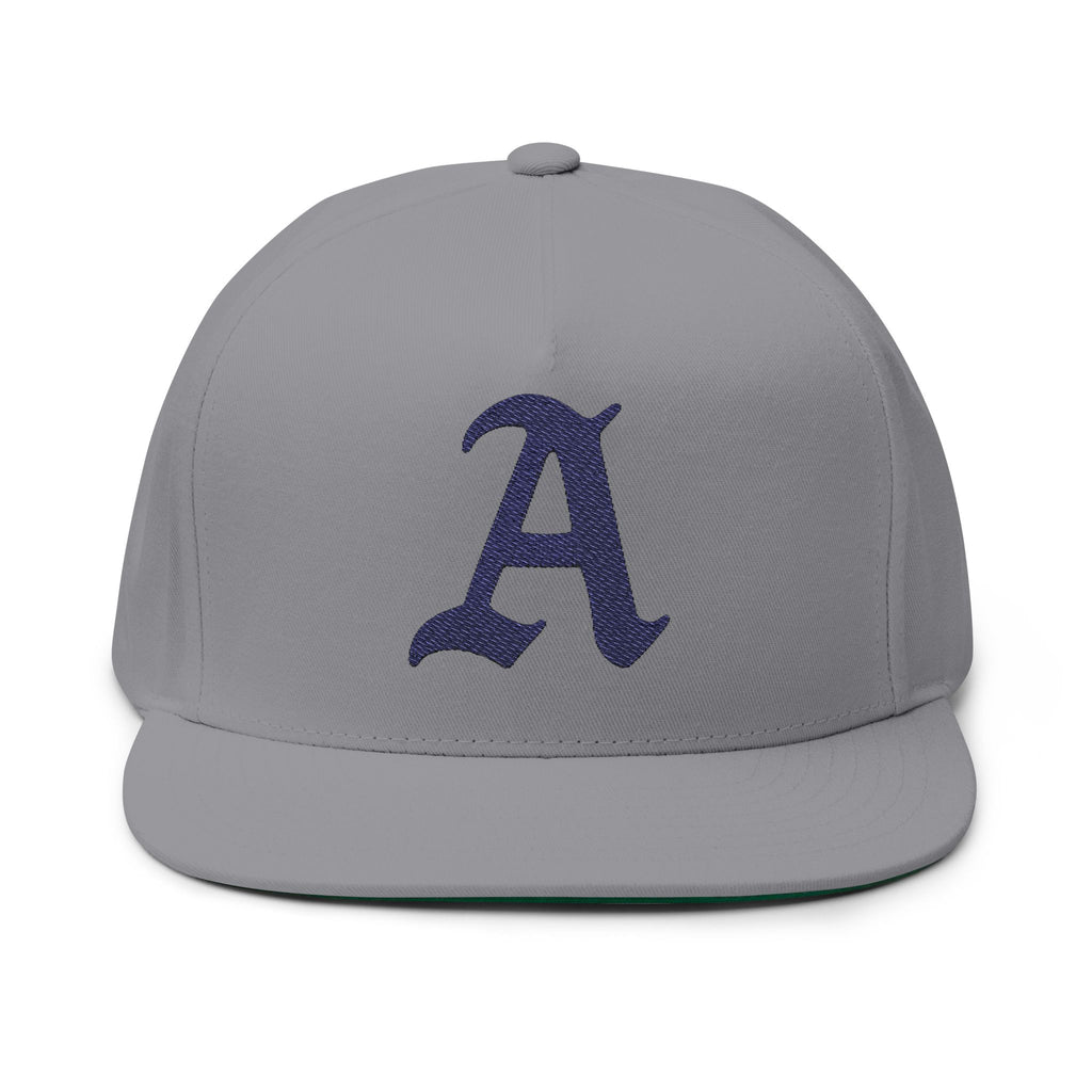 Stylish Flat Bill Cap - Custom Embroidered Hat, Trendy Snapback, Sportswear, Gift for Him, Accessory for All Occasions