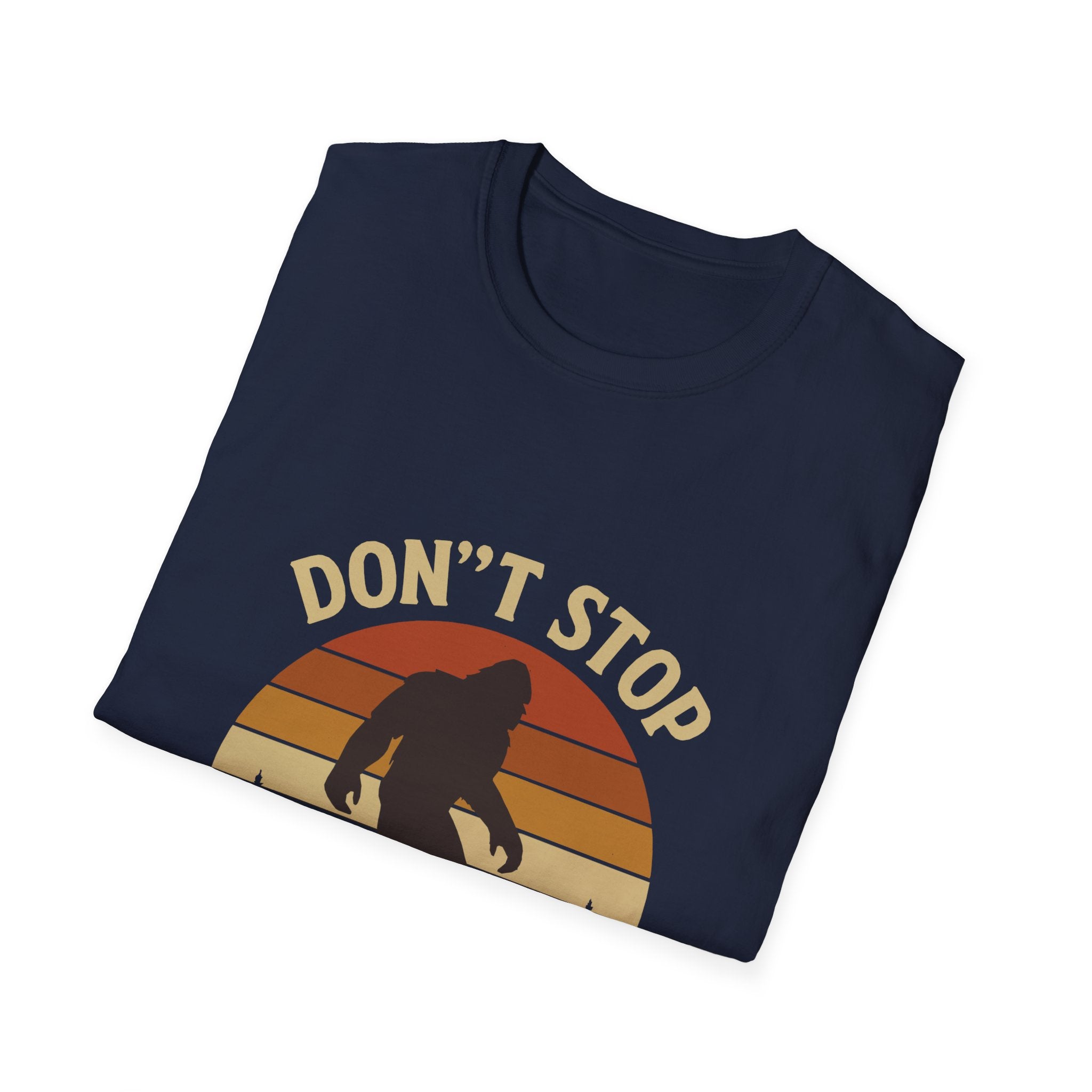 Don't Stop Believin' Unisex Softstyle T-Shirt, Inspirational Tee, Music Lover Gift, Motivational Shirt, Retro Graphic Top