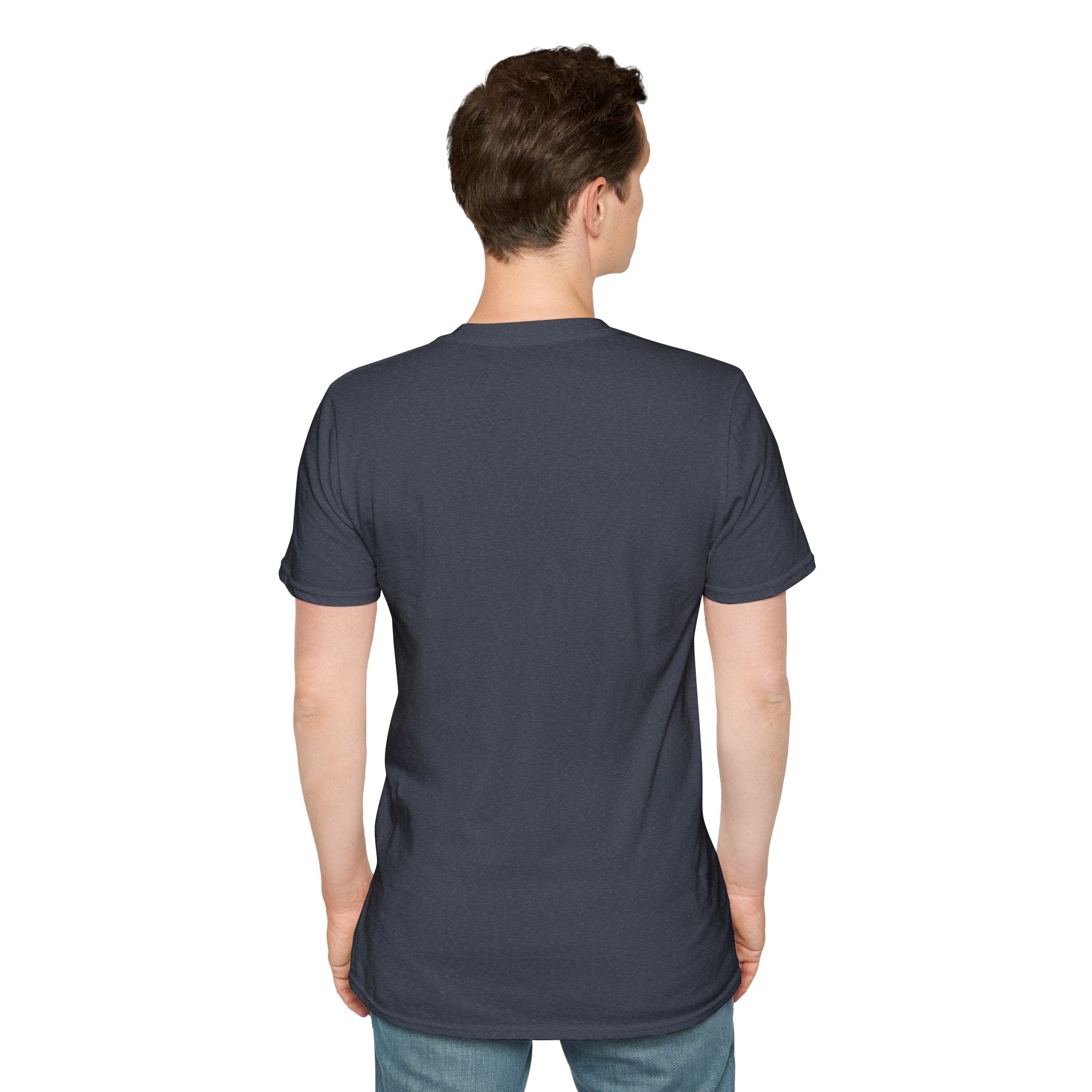 Ego Is The Enemy Unisex Softstyle Tee, Inspirational Graphic Shirt, Motivational Quote Top, Self-Development Apparel, Minimalist T-Shirt,