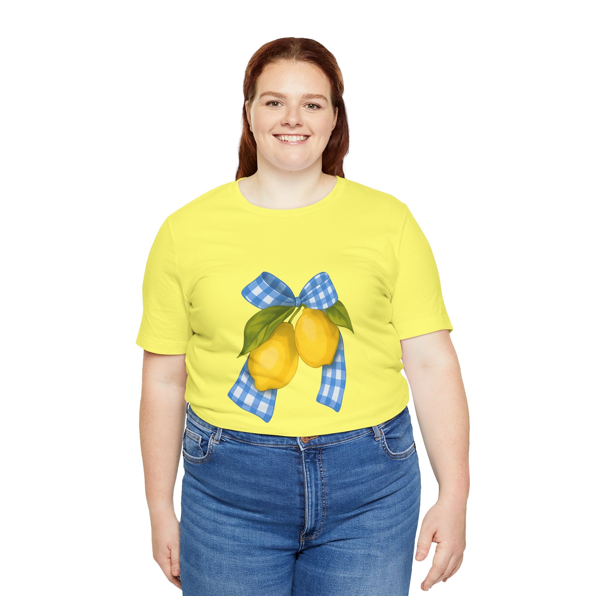 Lemon Blossom Unisex Tee - Summer Vibes, Farmhouse Style, Gifts for Her, Casual Wear, Garden Party Attire