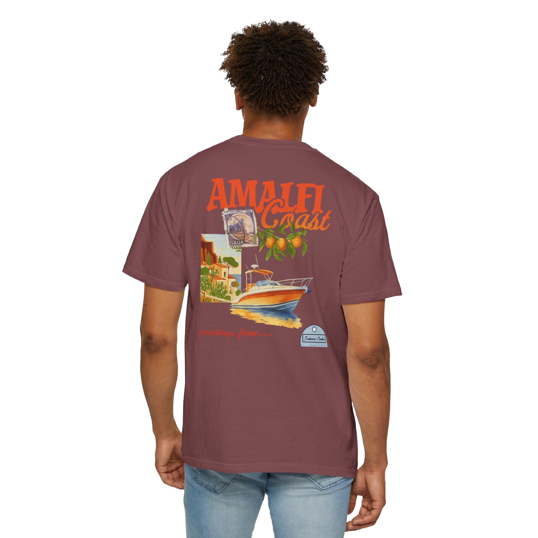 Amalfi Coast Vintage Unisex T-shirt - Stylish Travel Tee for Beach Lovers, Gifts for Her, Casual Summer Wear, Vacation Vibes