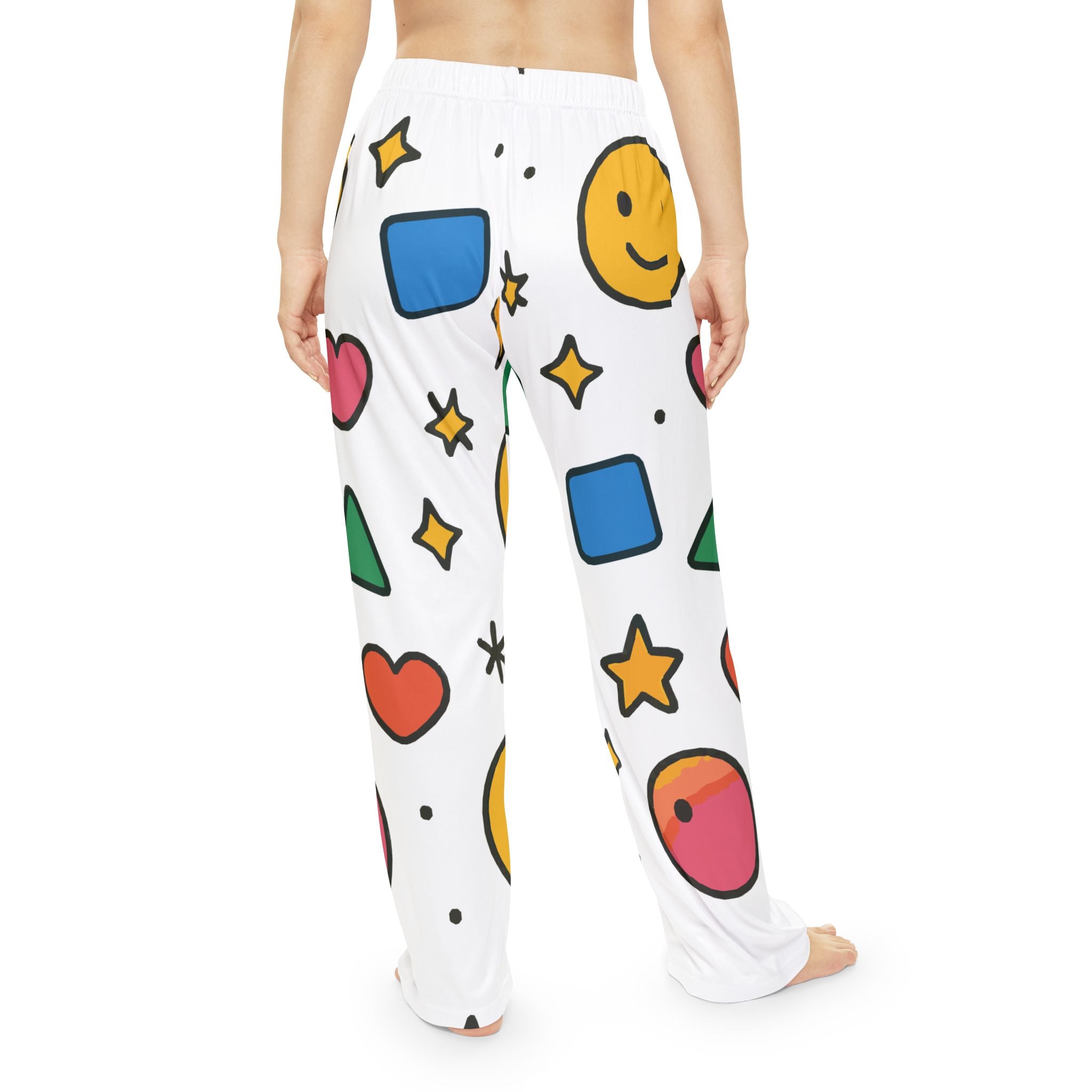 Colorful Women's Pajama Pants - Fun Print for Casual Nights, Sleepwear, Loungewear, Gift for Her, Cheerful PJs