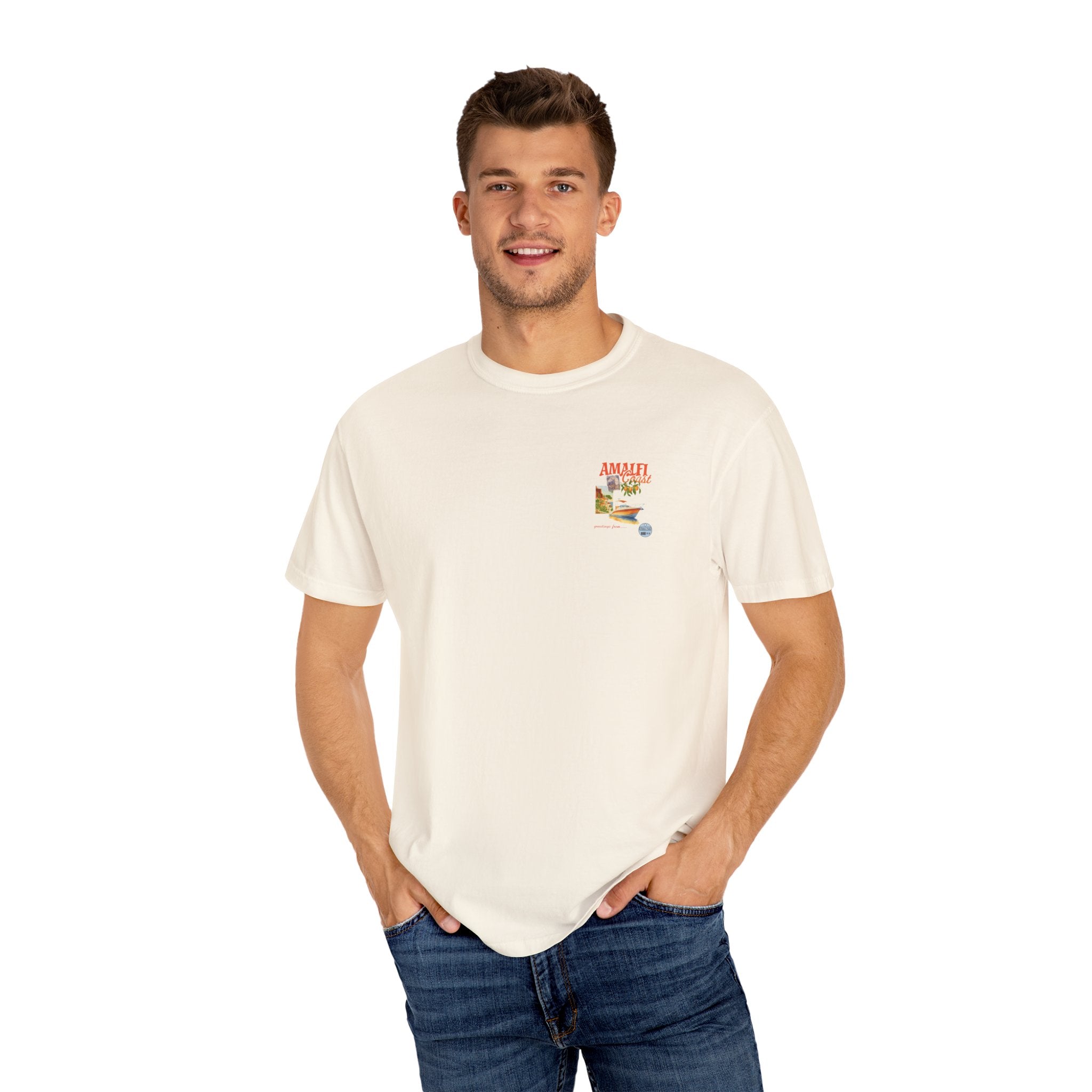 Amalfi Coast Vintage Unisex T-shirt - Stylish Travel Tee for Beach Lovers, Gifts for Her, Casual Summer Wear, Vacation Vibes