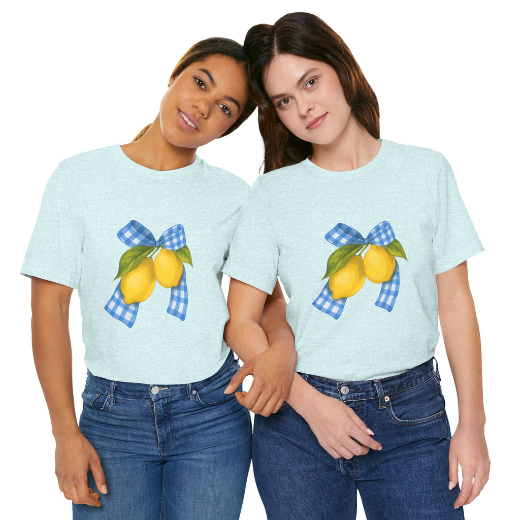 Lemon Blossom Unisex Tee - Summer Vibes, Farmhouse Style, Gifts for Her, Casual Wear, Garden Party Attire