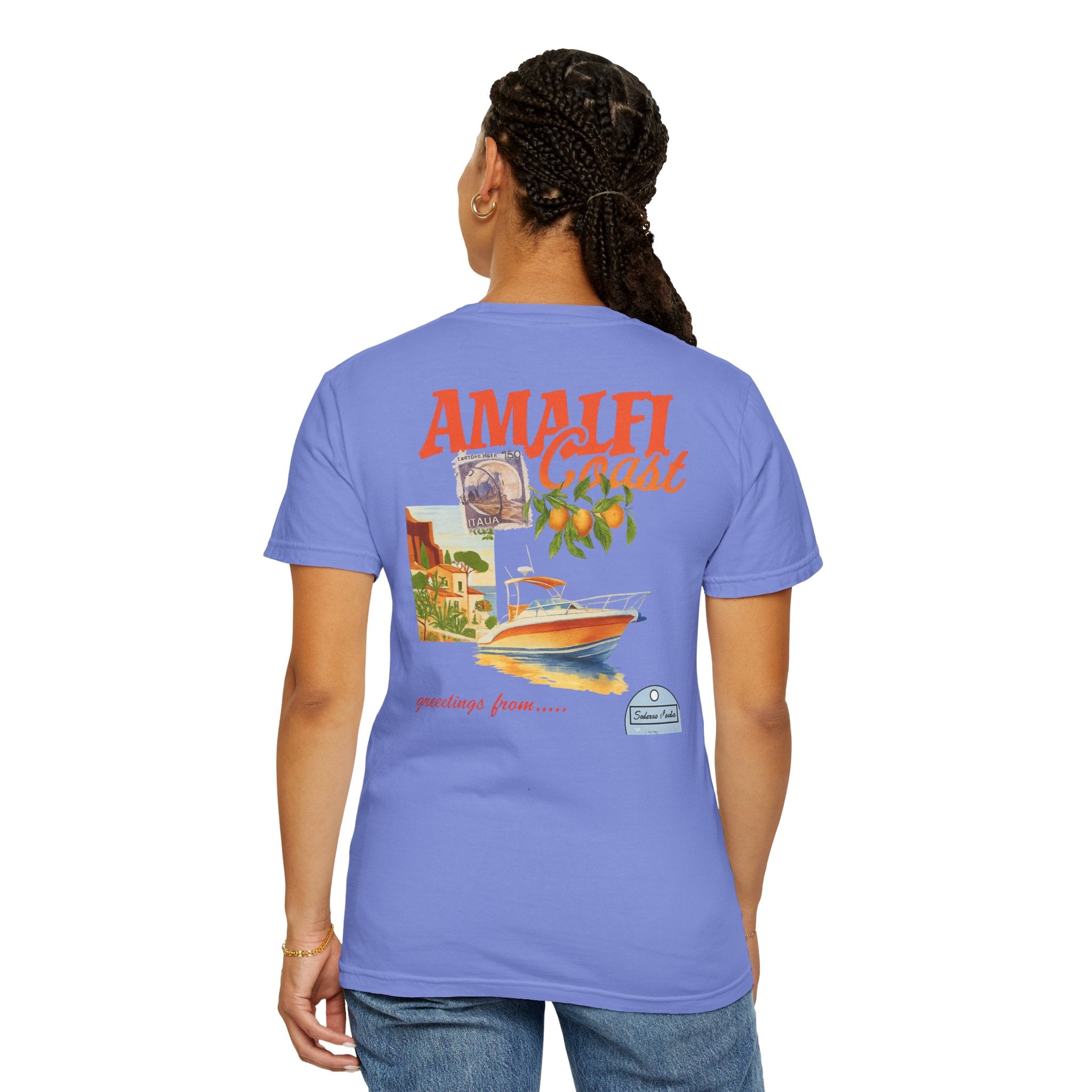Amalfi Coast Vintage Unisex T-shirt - Stylish Travel Tee for Beach Lovers, Gifts for Her, Casual Summer Wear, Vacation Vibes