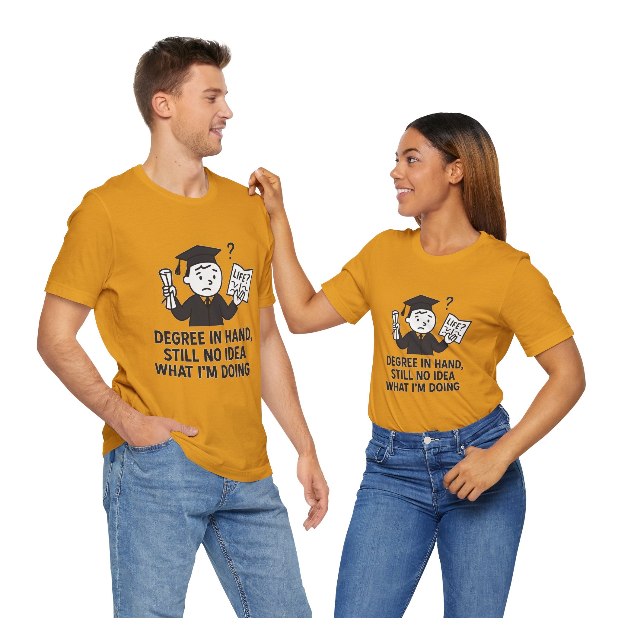 Graduation Humor Tee | Unisex Jersey Short Sleeve Shirt, Funny Graduation Gift, College Shirt, Life After Degree Tee, Graduate T-Shirt