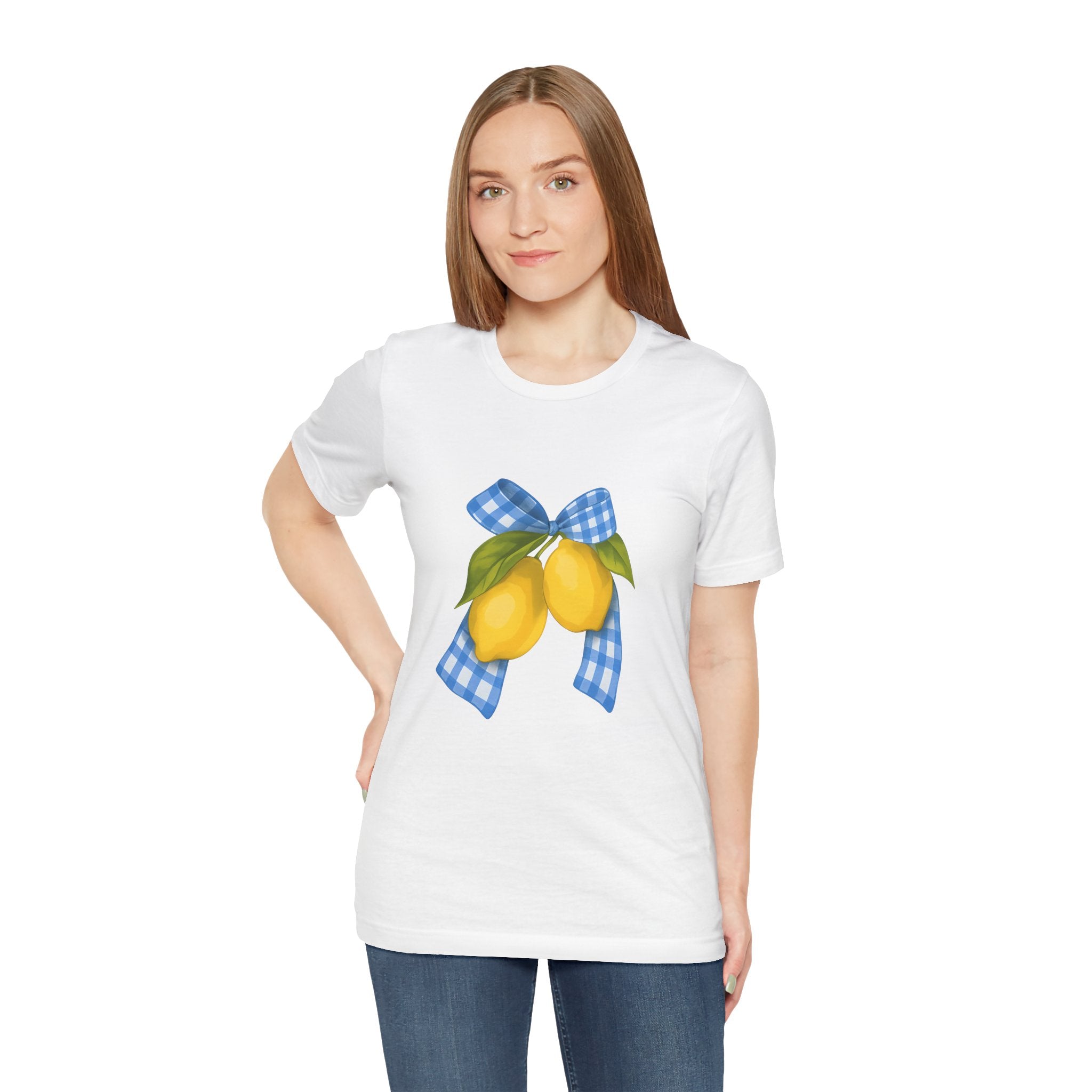 Lemon Blossom Unisex Tee - Summer Vibes, Farmhouse Style, Gifts for Her, Casual Wear, Garden Party Attire