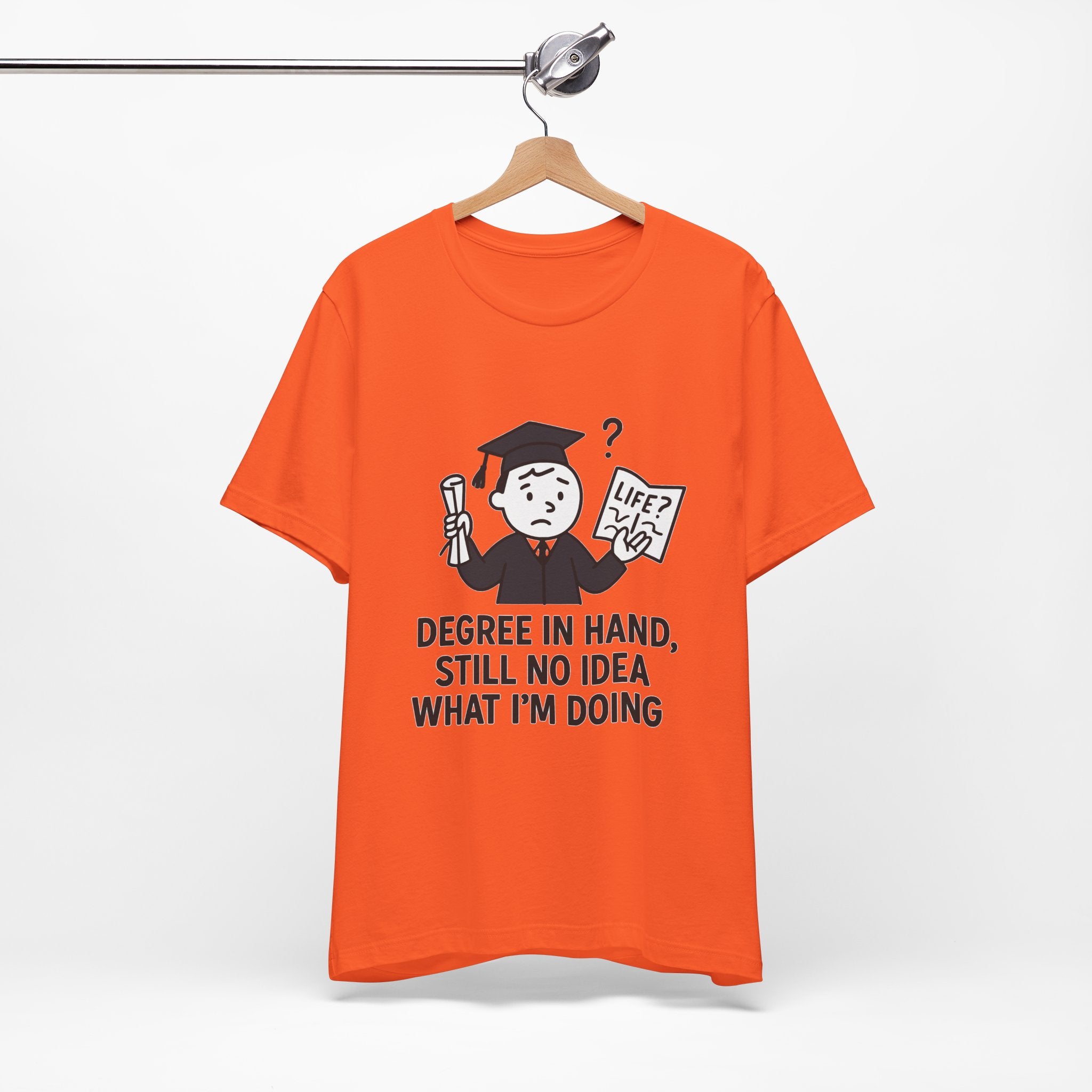 Graduation Humor Tee | Unisex Jersey Short Sleeve Shirt, Funny Graduation Gift, College Shirt, Life After Degree Tee, Graduate T-Shirt