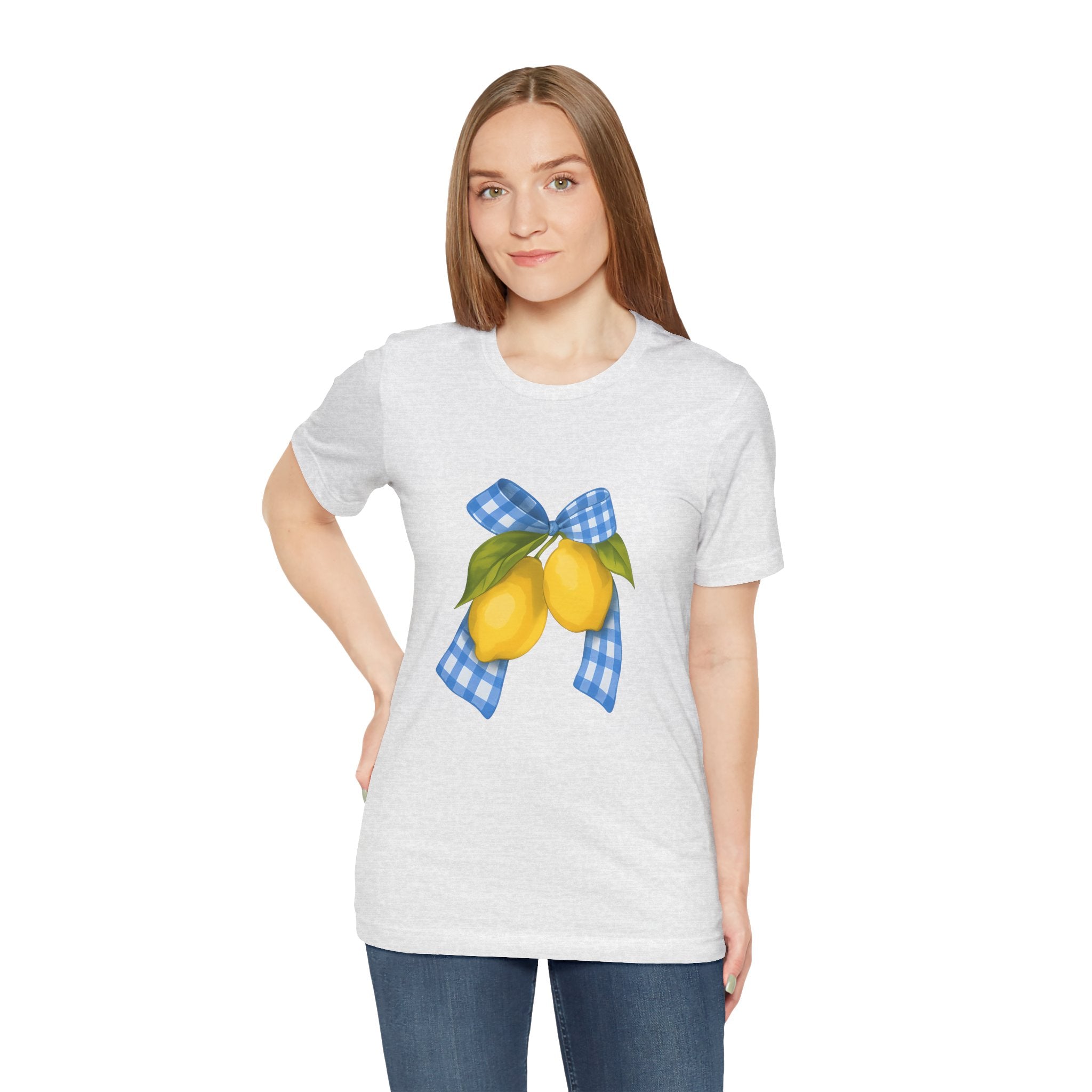 Lemon Blossom Unisex Tee - Summer Vibes, Farmhouse Style, Gifts for Her, Casual Wear, Garden Party Attire