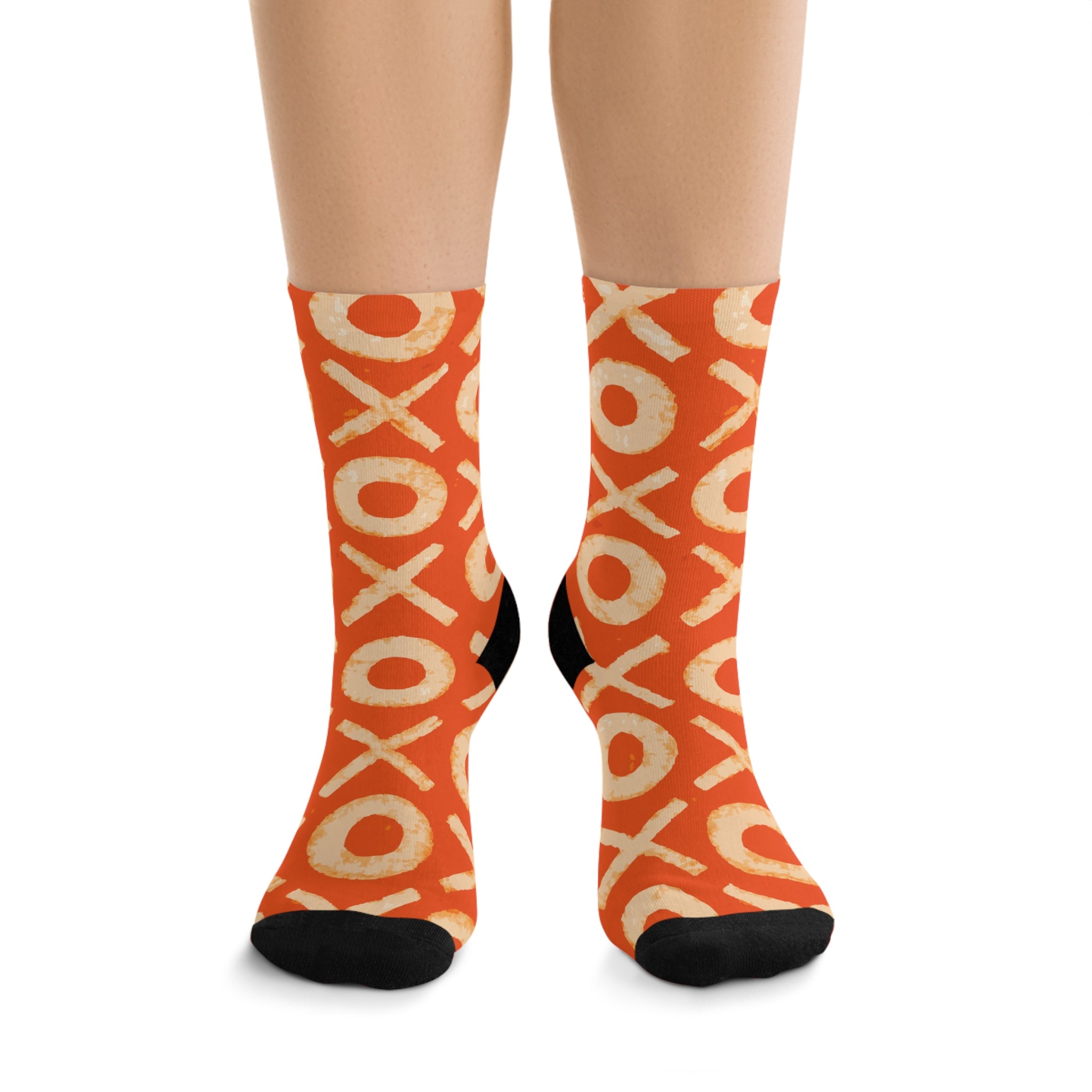 Socks, Batik Recycled Poly Socks - Eco-Friendly Handmade Footwear, Sustainable Clothing, Unique Tie-Dye Trendy Apparel, Colorful Boho Style