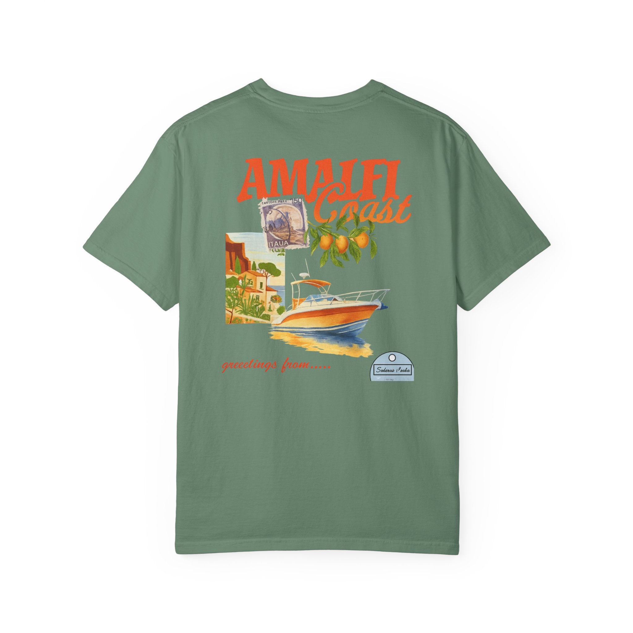 Amalfi Coast Vintage Unisex T-shirt - Stylish Travel Tee for Beach Lovers, Gifts for Her, Casual Summer Wear, Vacation Vibes