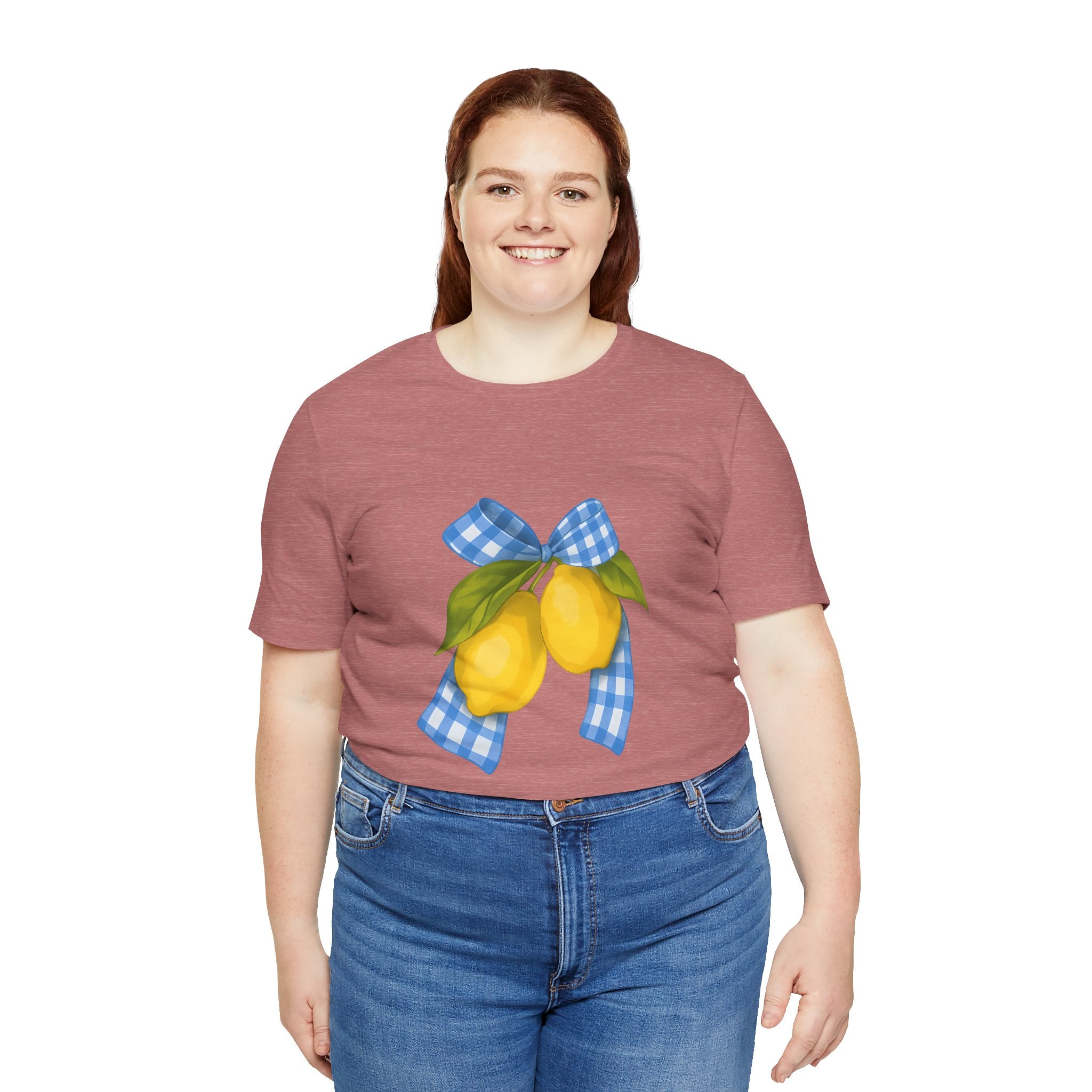 Lemon Blossom Unisex Tee - Summer Vibes, Farmhouse Style, Gifts for Her, Casual Wear, Garden Party Attire