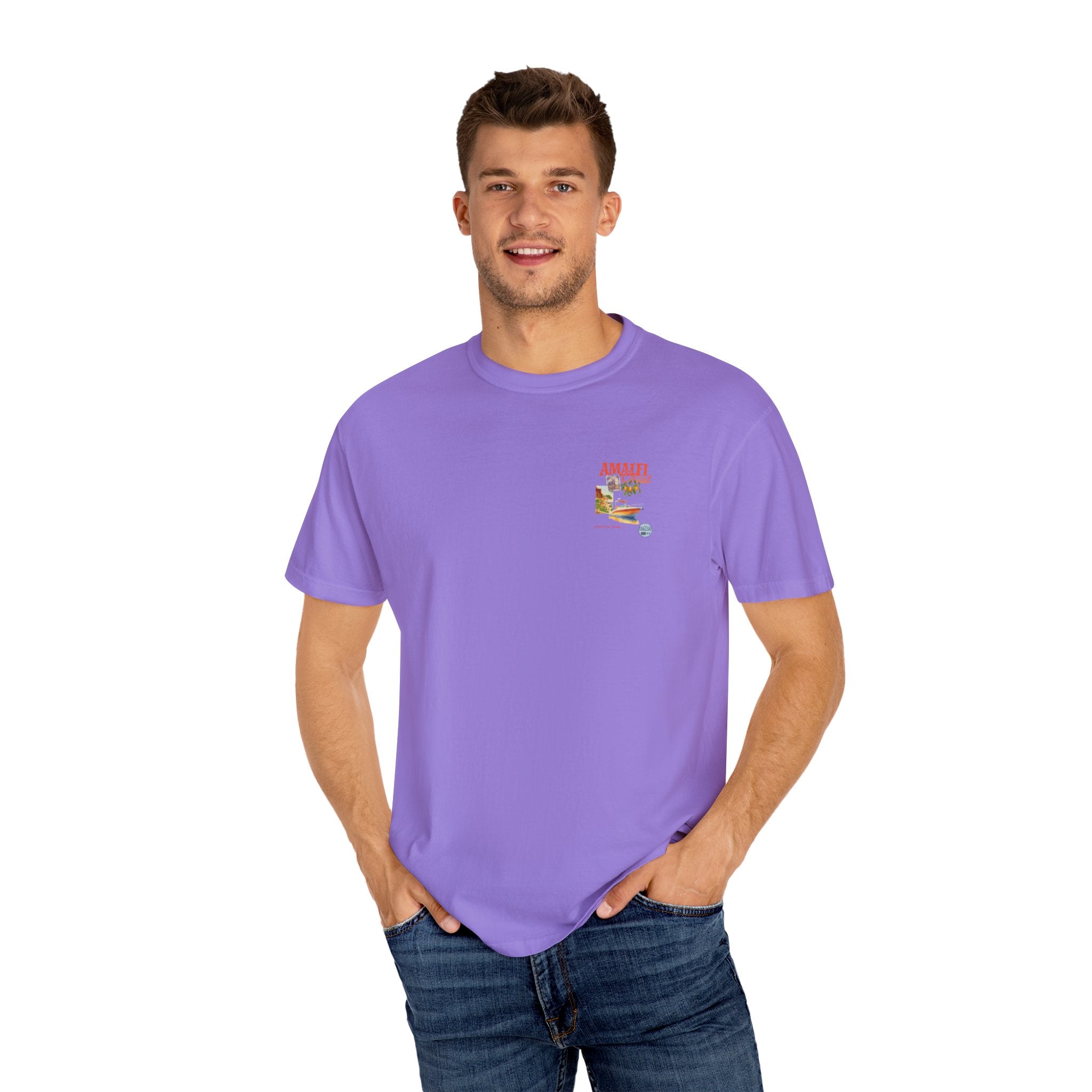 Amalfi Coast Vintage Unisex T-shirt - Stylish Travel Tee for Beach Lovers, Gifts for Her, Casual Summer Wear, Vacation Vibes