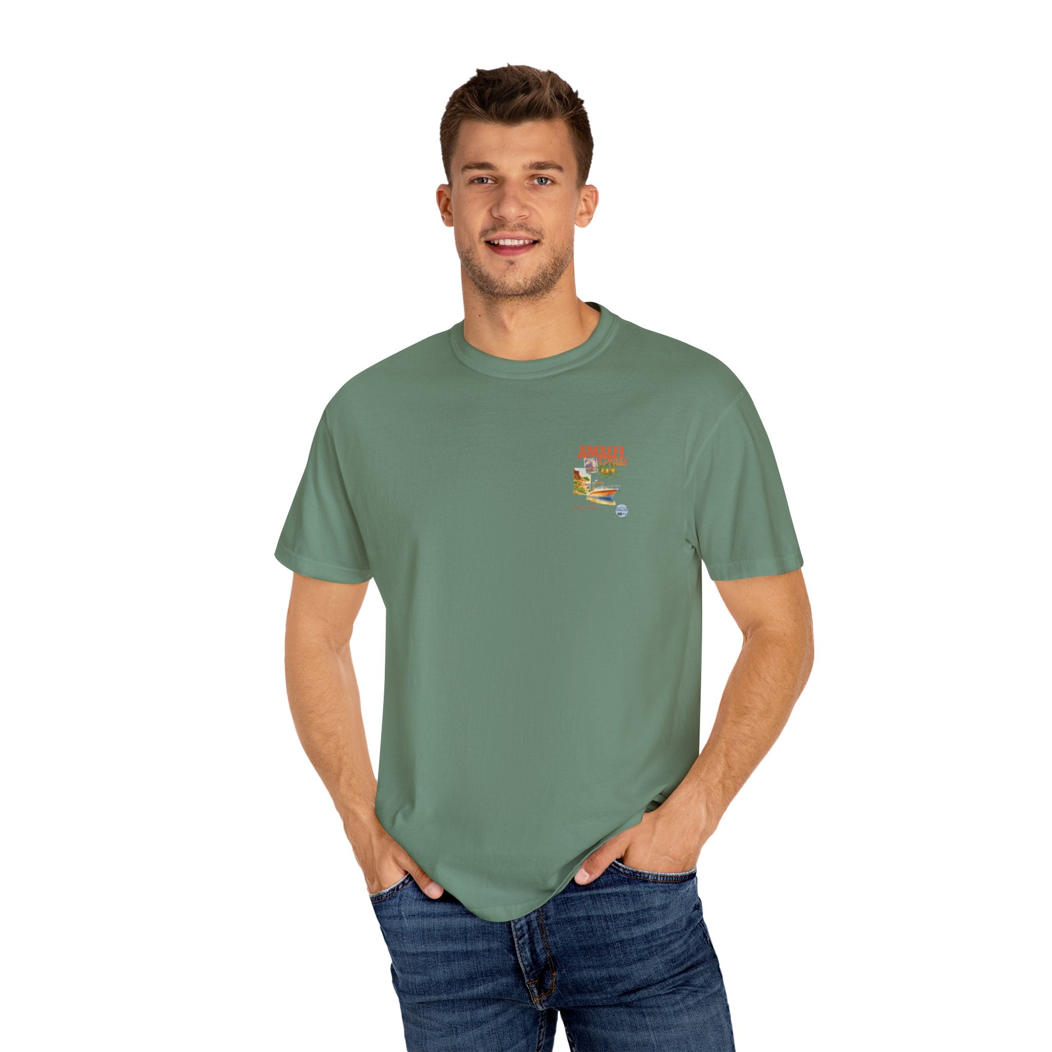 Amalfi Coast Vintage Unisex T-shirt - Stylish Travel Tee for Beach Lovers, Gifts for Her, Casual Summer Wear, Vacation Vibes
