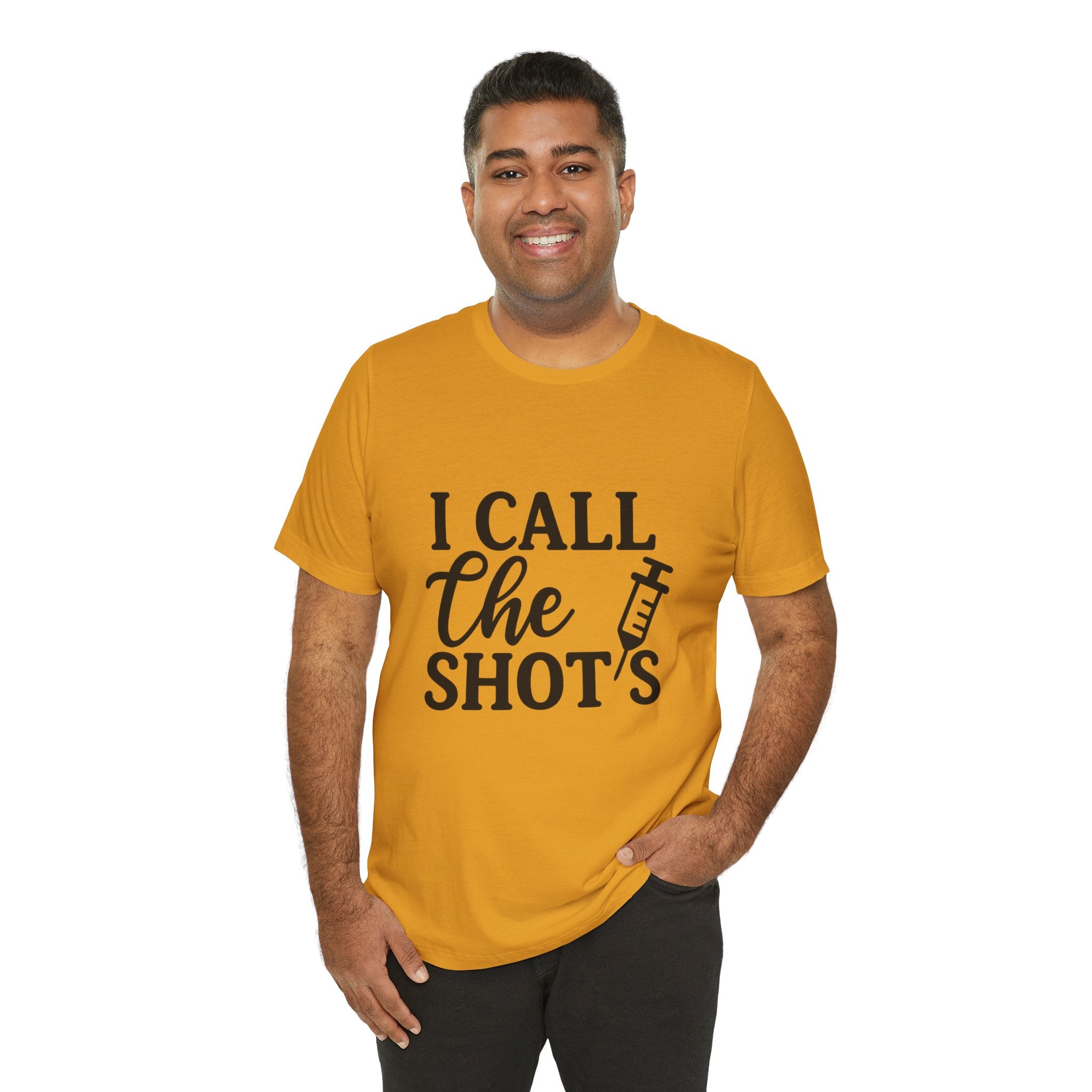 I Call the Shots  Tee, Fun Medical Humor Tee, Gift for Nurses, Healthcare Professional Shirt, Quirky Vaccine Shirt, [...]