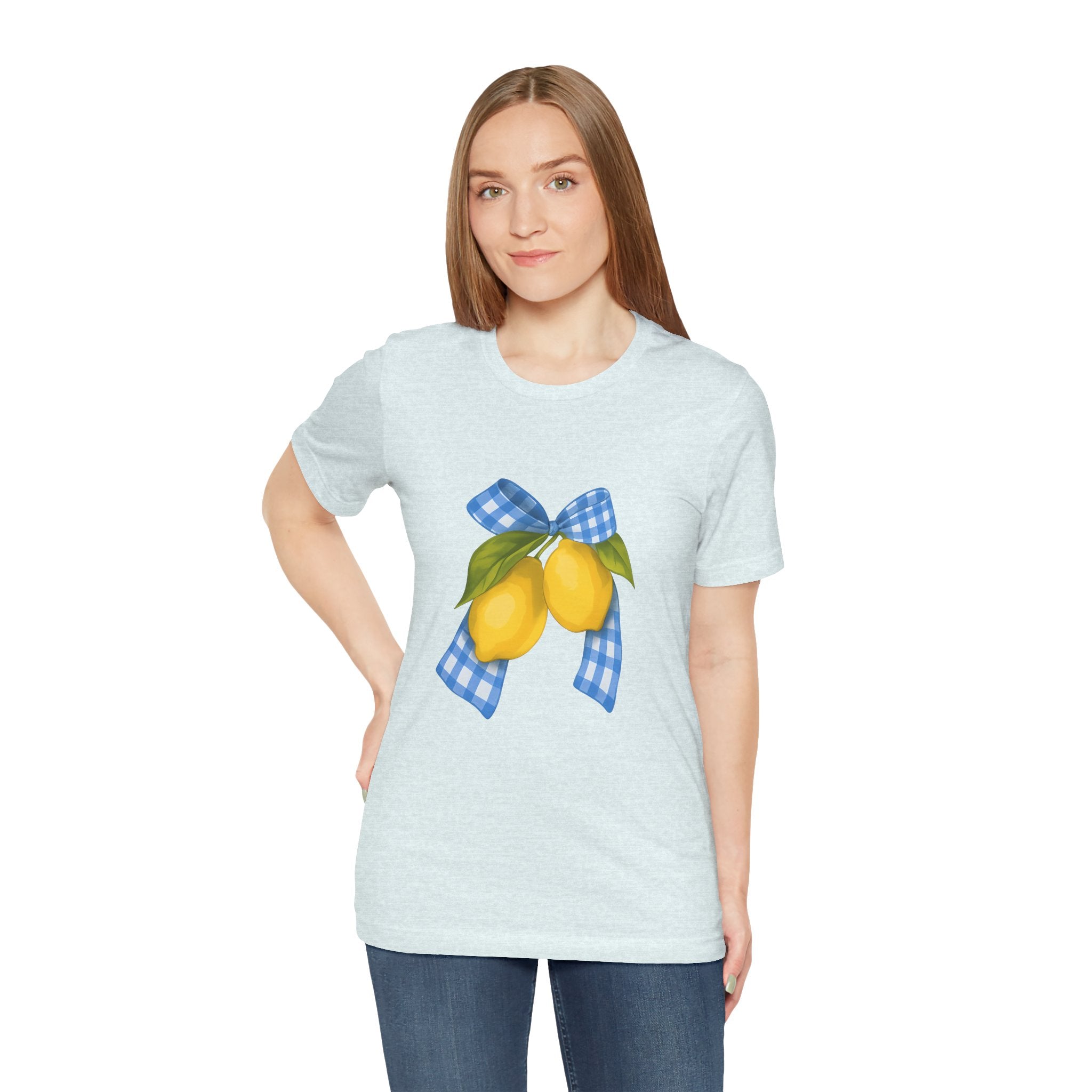 Lemon Blossom Unisex Tee - Summer Vibes, Farmhouse Style, Gifts for Her, Casual Wear, Garden Party Attire