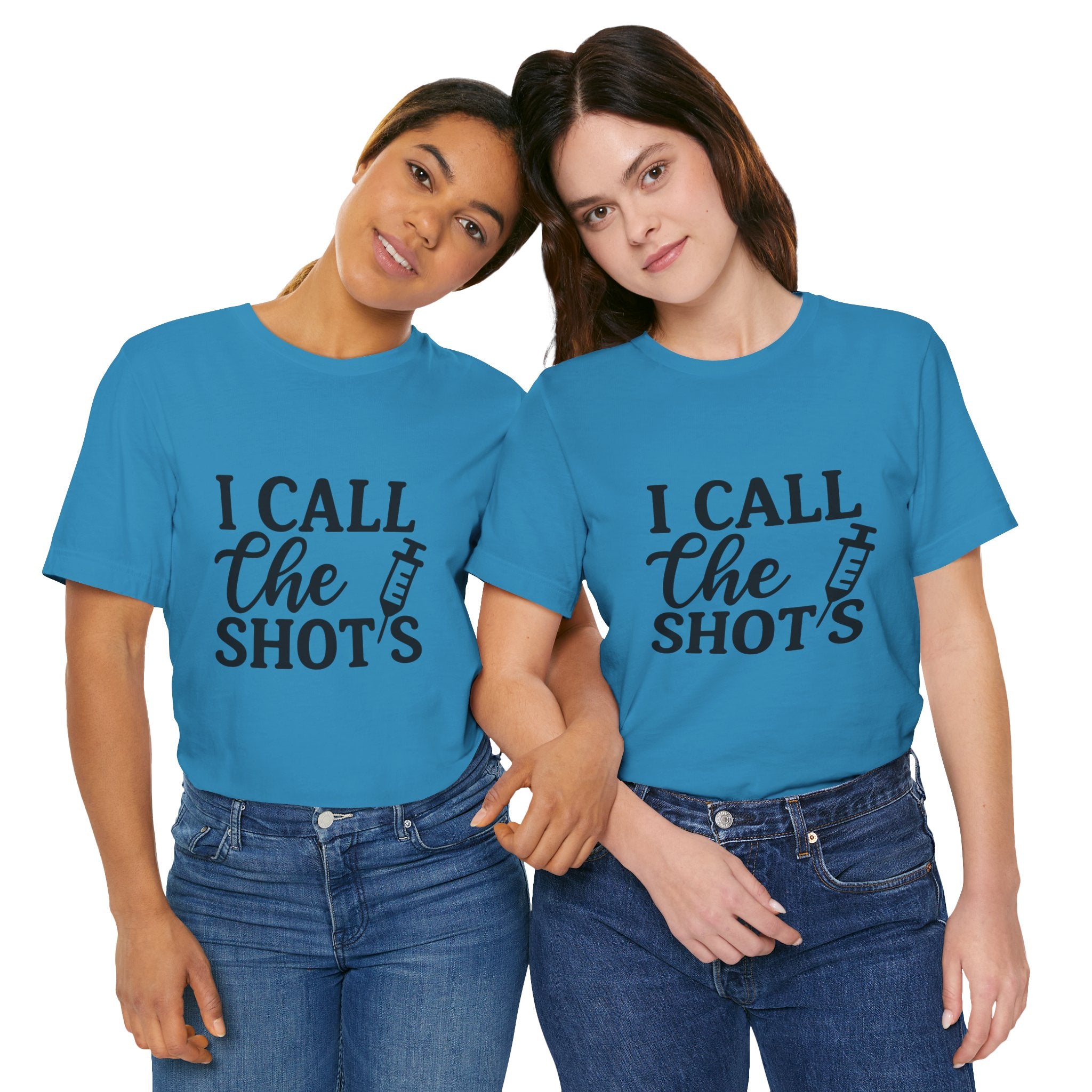 I Call the Shots  Tee, Fun Medical Humor Tee, Gift for Nurses, Healthcare Professional Shirt, Quirky Vaccine Shirt, [...]