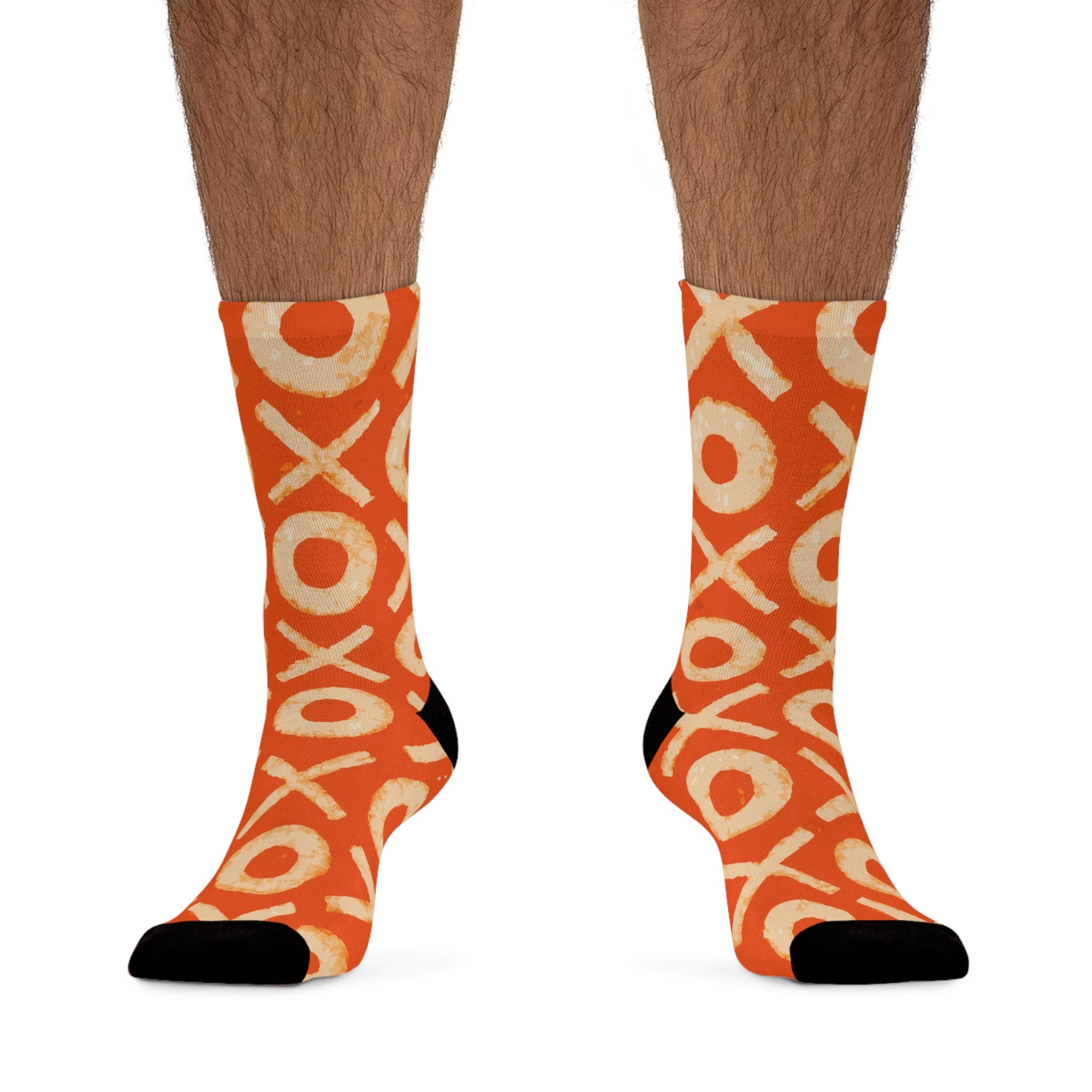 Socks, Batik Recycled Poly Socks - Eco-Friendly Handmade Footwear, Sustainable Clothing, Unique Tie-Dye Trendy Apparel, Colorful Boho Style