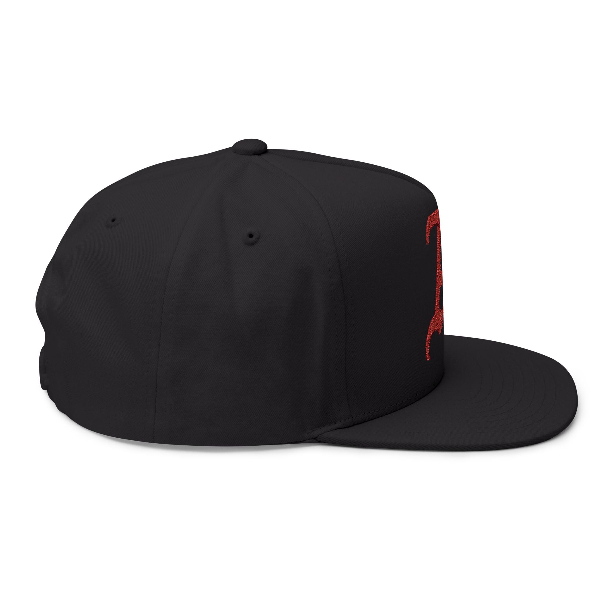 Stylish Embroidered Flat Bill Cap - Customizable, Trendy Hat for Everyday Use, Sports, Gifts, and Festivals