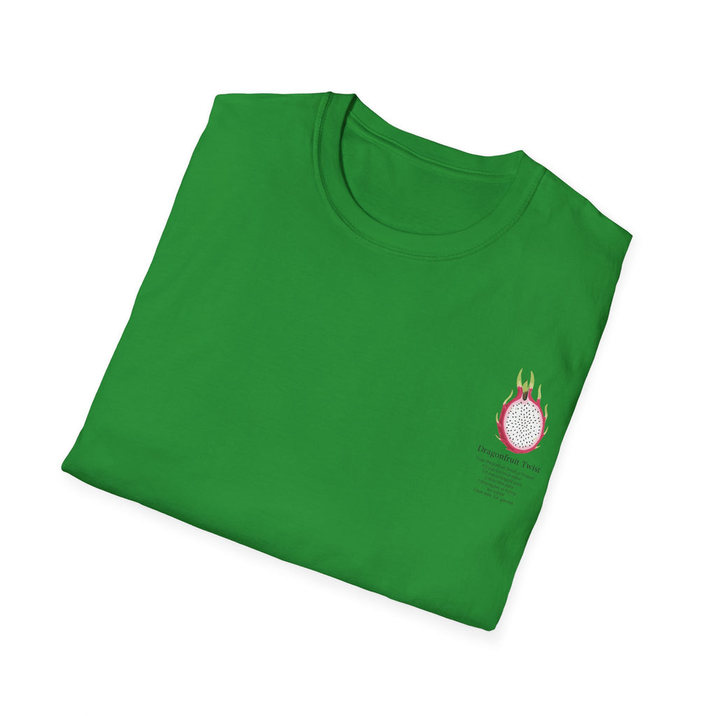 T-Shirt with Dragonfruit Design, Fun Summer Tee, Gift for Fruit Lovers, Cute Casual Wear, Vacation Outfit, Foodie Fashion