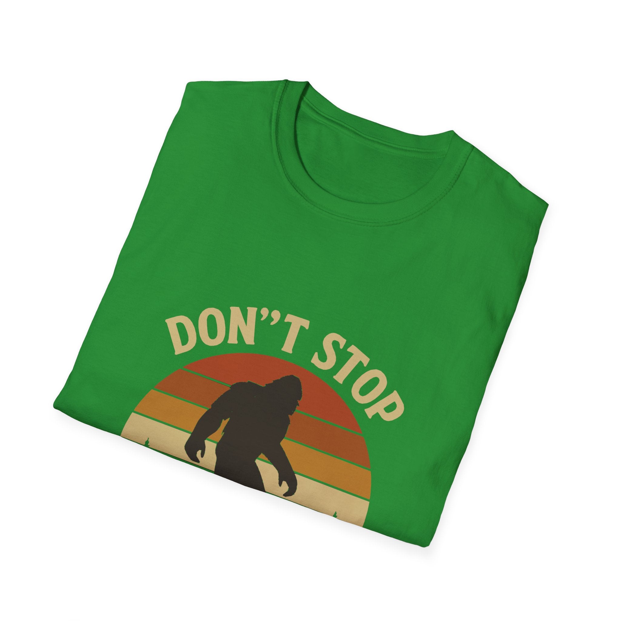 Don't Stop Believin' Unisex Softstyle T-Shirt, Inspirational Tee, Music Lover Gift, Motivational Shirt, Retro Graphic Top