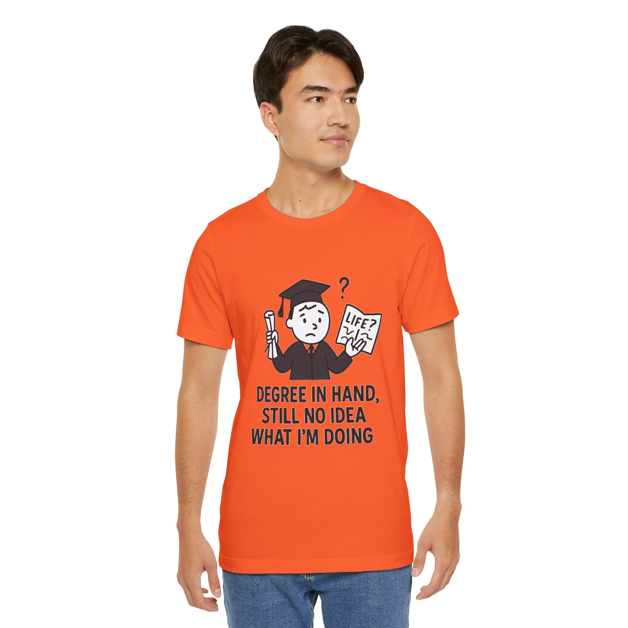 Graduation Humor Tee | Unisex Jersey Short Sleeve Shirt, Funny Graduation Gift, College Shirt, Life After Degree Tee, Graduate T-Shirt