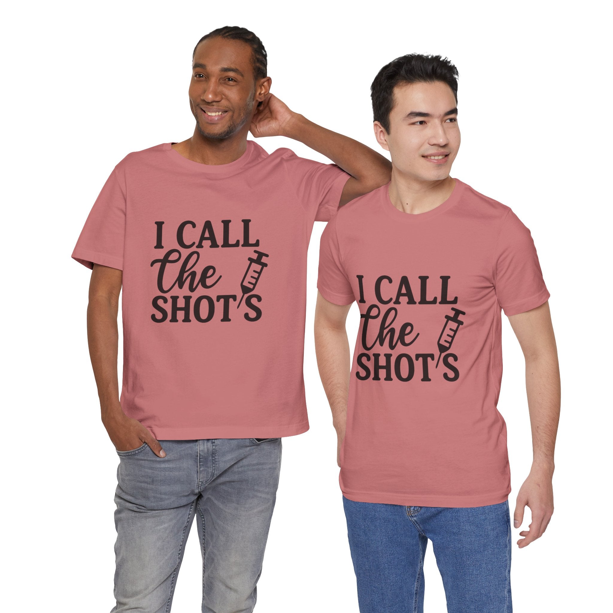 I Call the Shots  Tee, Fun Medical Humor Tee, Gift for Nurses, Healthcare Professional Shirt, Quirky Vaccine Shirt, [...]