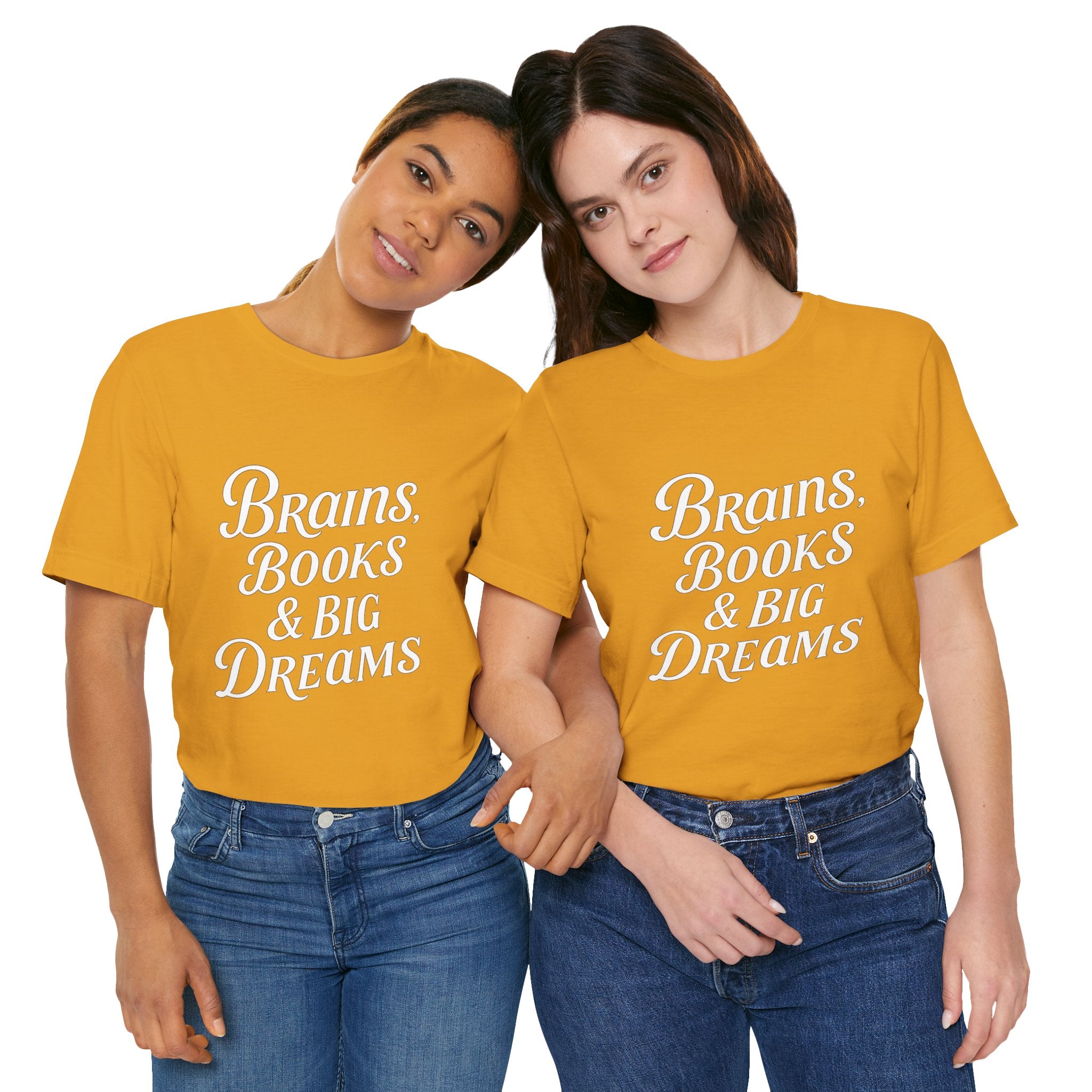 Brainiac Tee, Book Lover Shirt, Big Dreams T-Shirt, Unisex Graphic Top, Intellectual Clothing