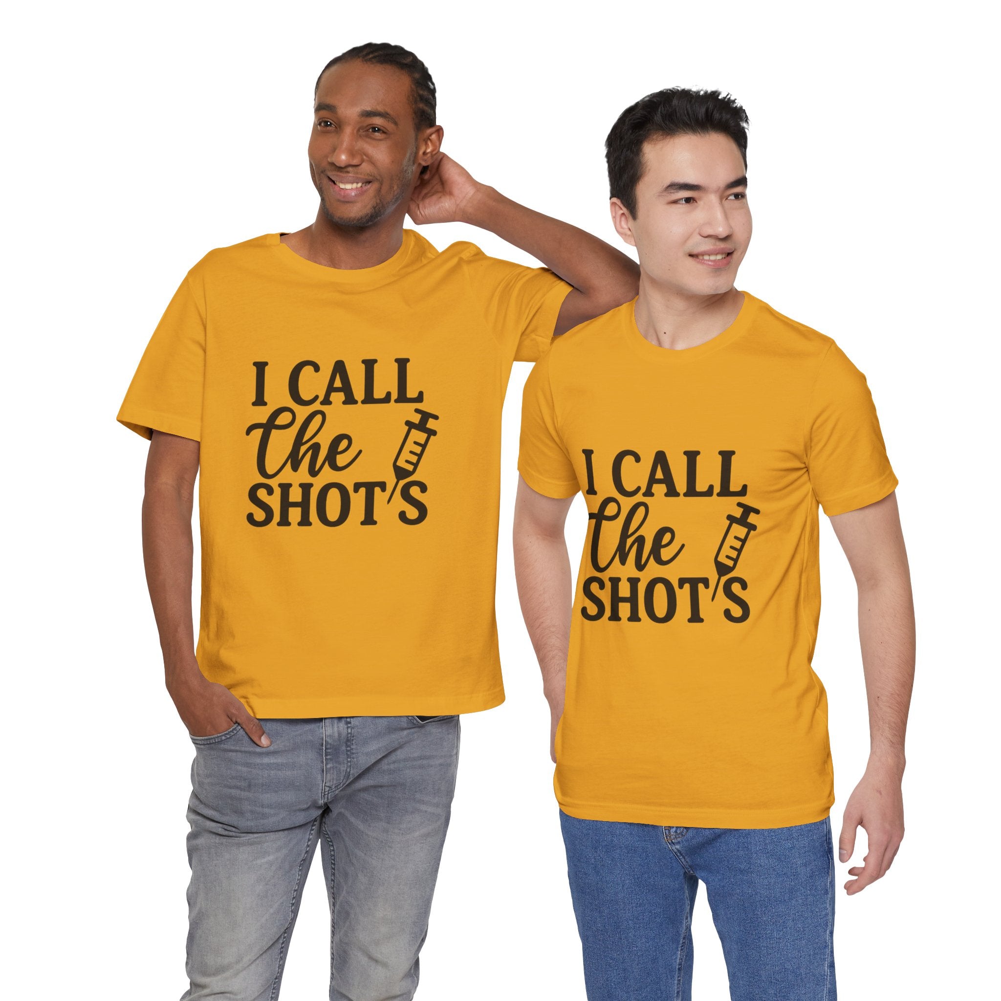 I Call the Shots  Tee, Fun Medical Humor Tee, Gift for Nurses, Healthcare Professional Shirt, Quirky Vaccine Shirt, [...]