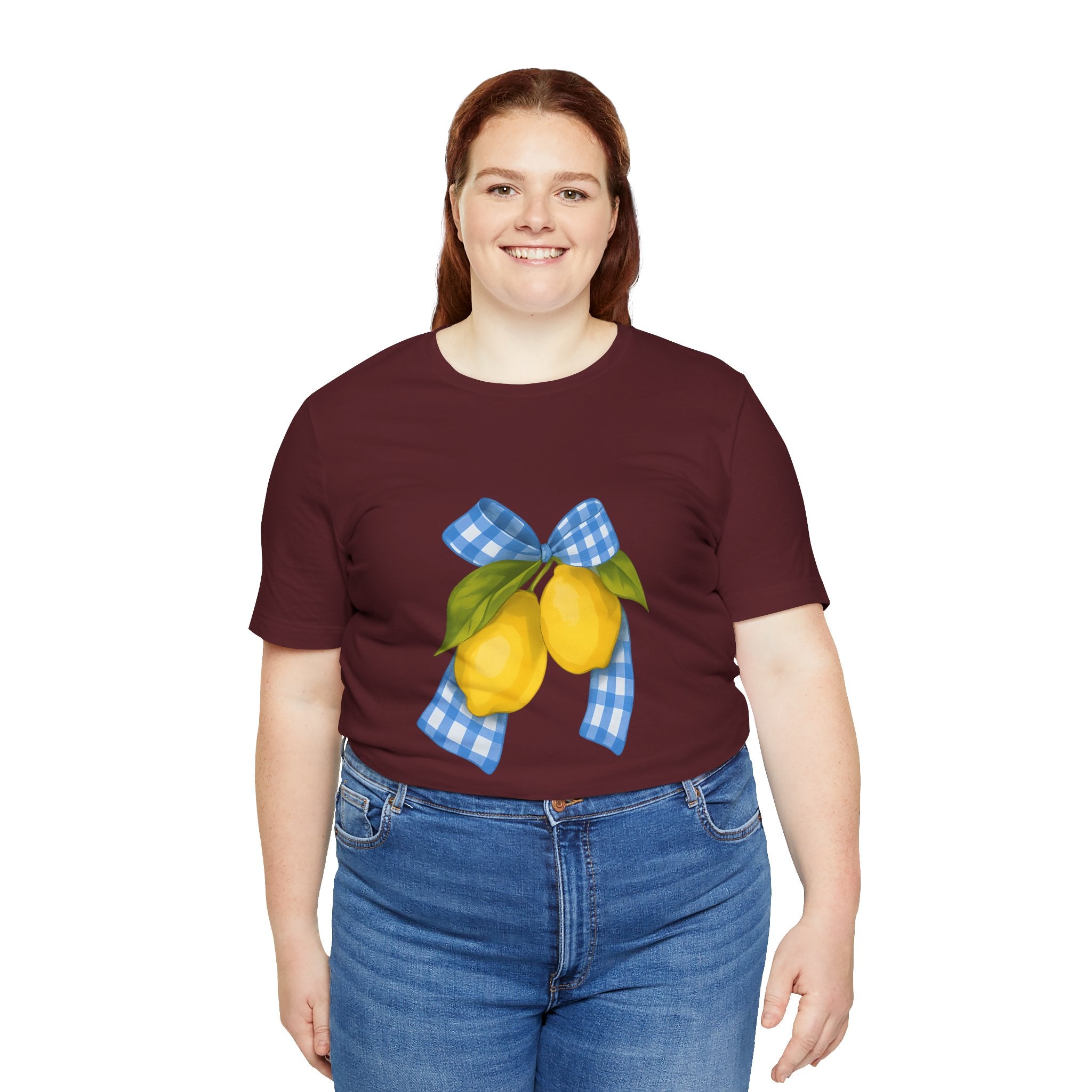 Lemon Blossom Unisex Tee - Summer Vibes, Farmhouse Style, Gifts for Her, Casual Wear, Garden Party Attire