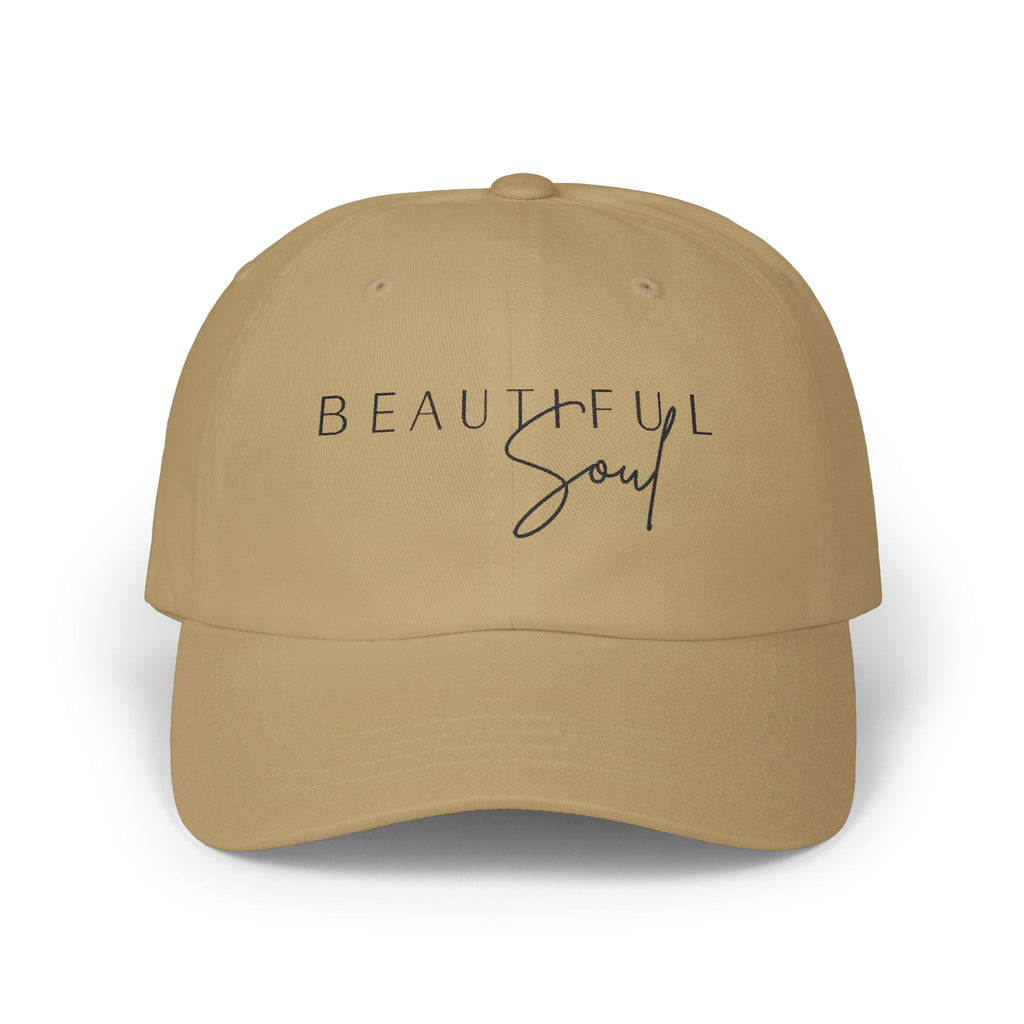 Beautiful Soul Dad Cap - Stylish White Hat, Gift for Dads, Adjustable Summer Accessory, Trendy Cap for Any Occasion, Casual Wear