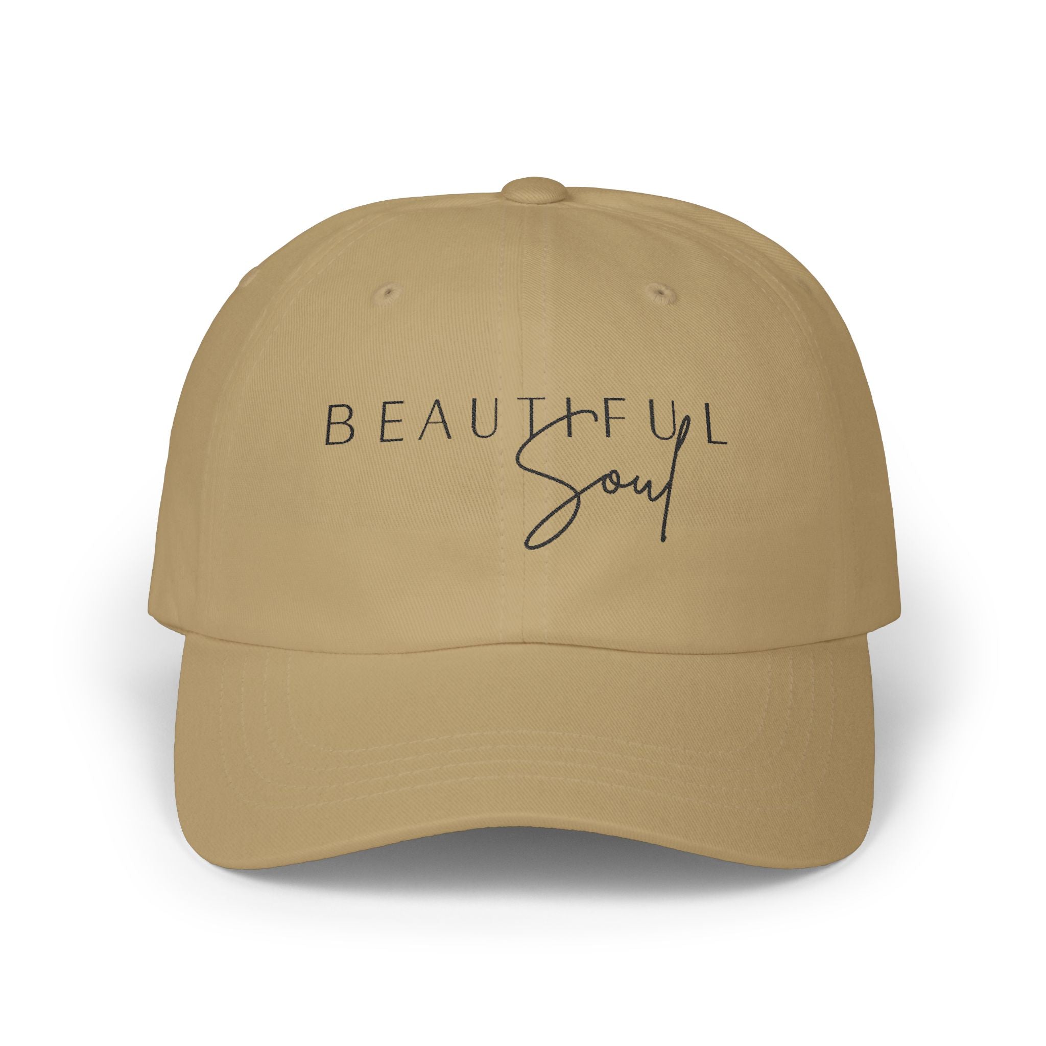 Beautiful Soul Dad Cap - Stylish White Hat, Gift for Dads, Adjustable Summer Accessory, Trendy Cap for Any Occasion, Casual Wear