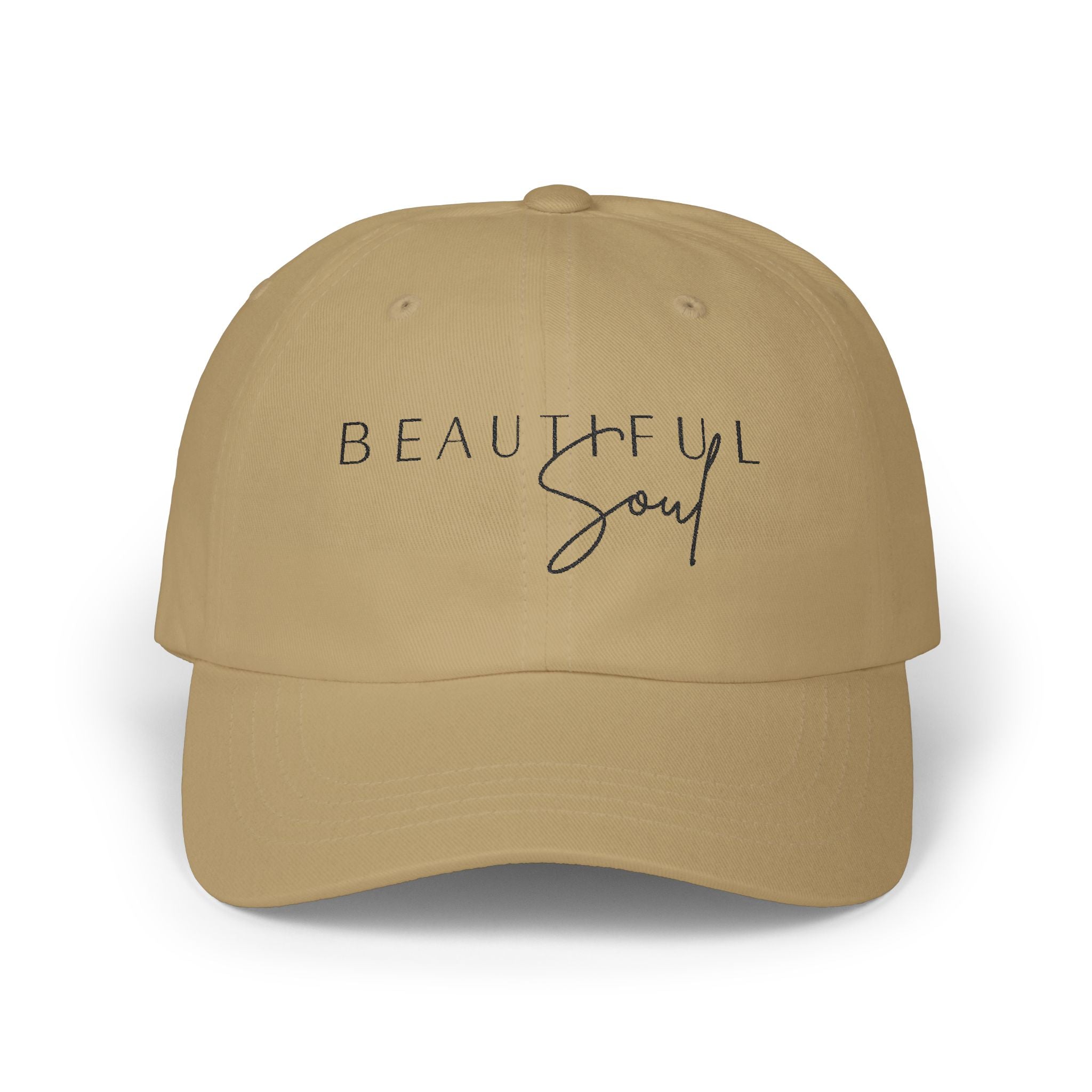 Beautiful Soul Dad Cap - Stylish White Hat, Gift for Dads, Adjustable Summer Accessory, Trendy Cap for Any Occasion, Casual Wear
