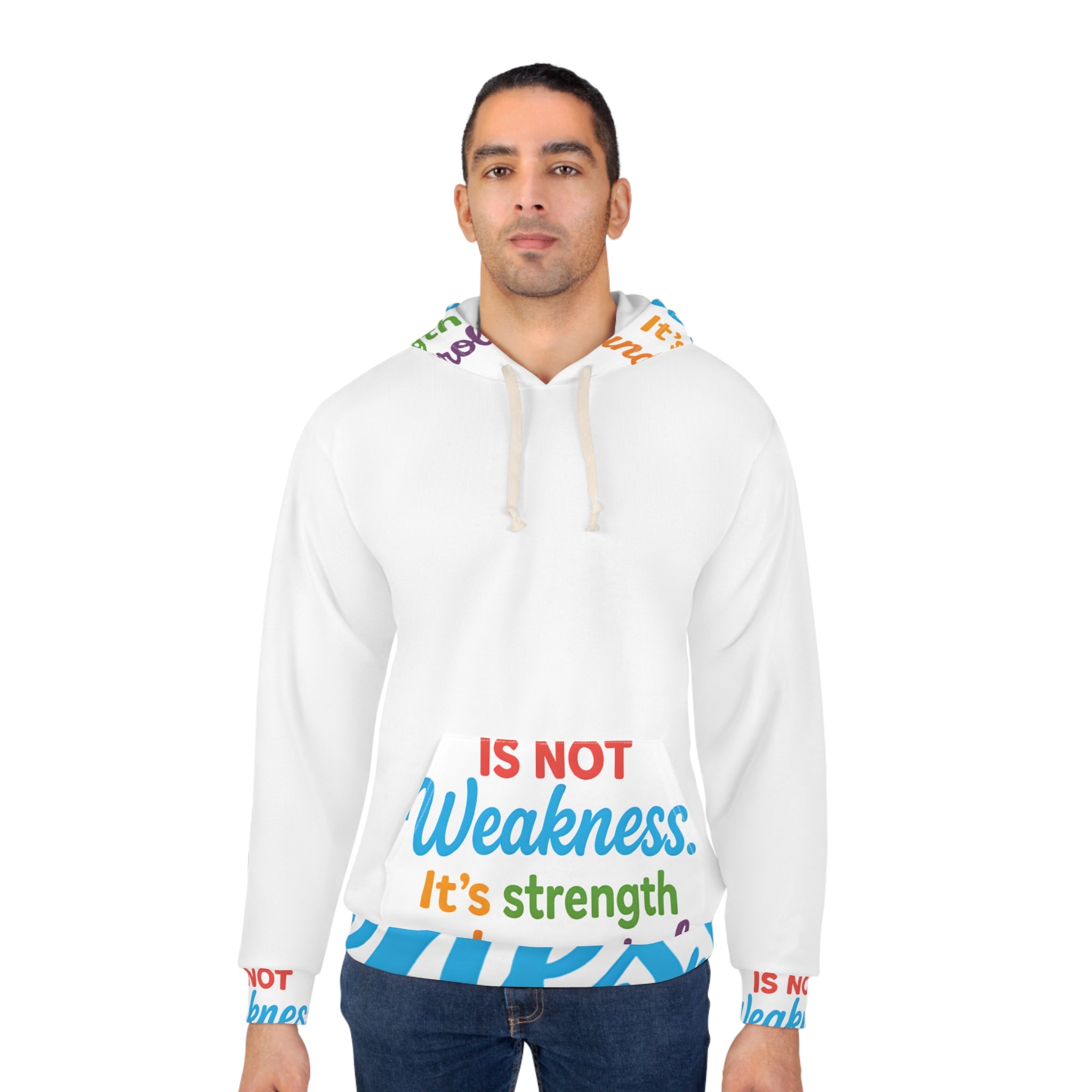 Meekness is not weakness Unisex Pullover Hoodie, Strength Under Control, Inspirational Sweatshirt, Motivational Jumper, Positive Quote