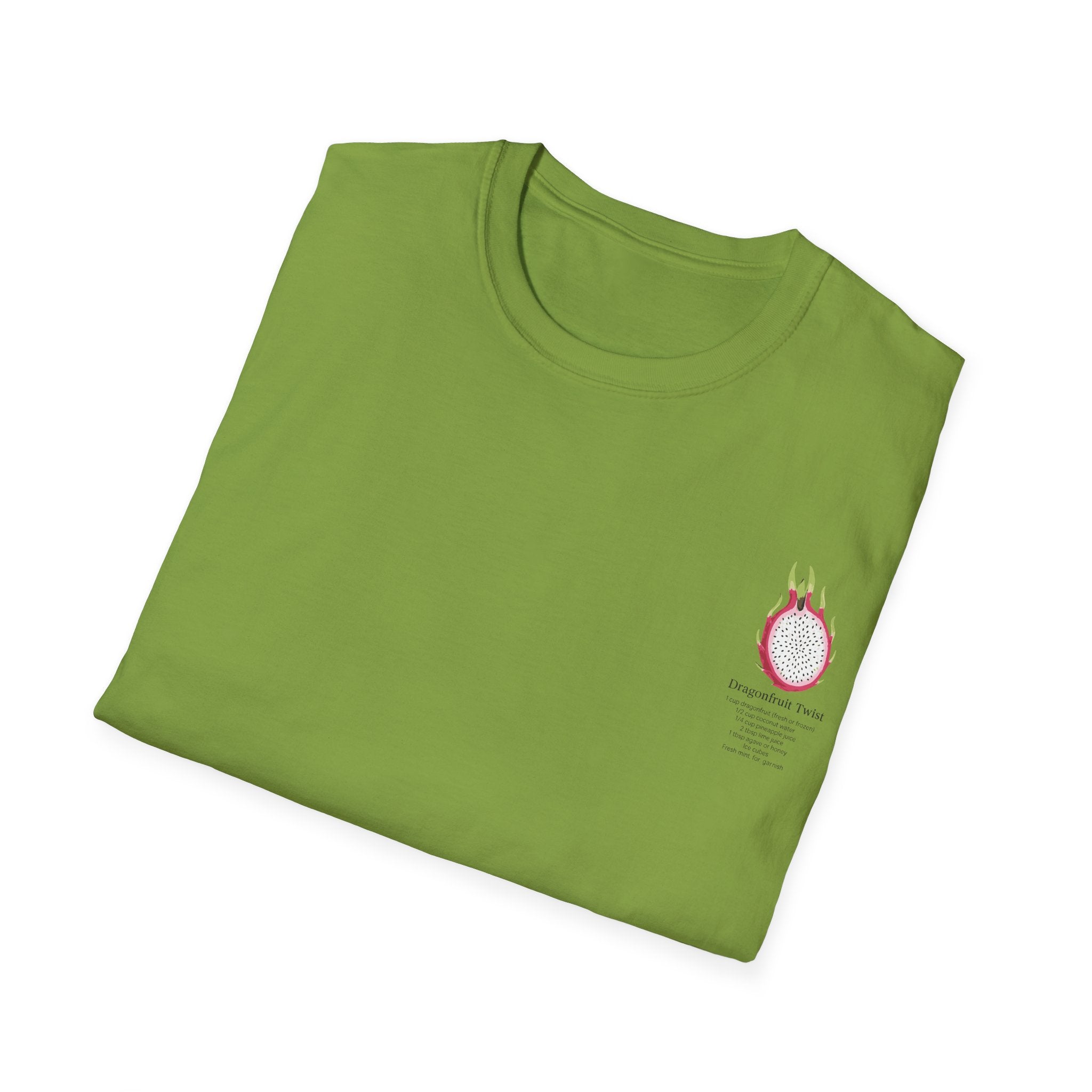 T-Shirt with Dragonfruit Design, Fun Summer Tee, Gift for Fruit Lovers, Cute Casual Wear, Vacation Outfit, Foodie Fashion