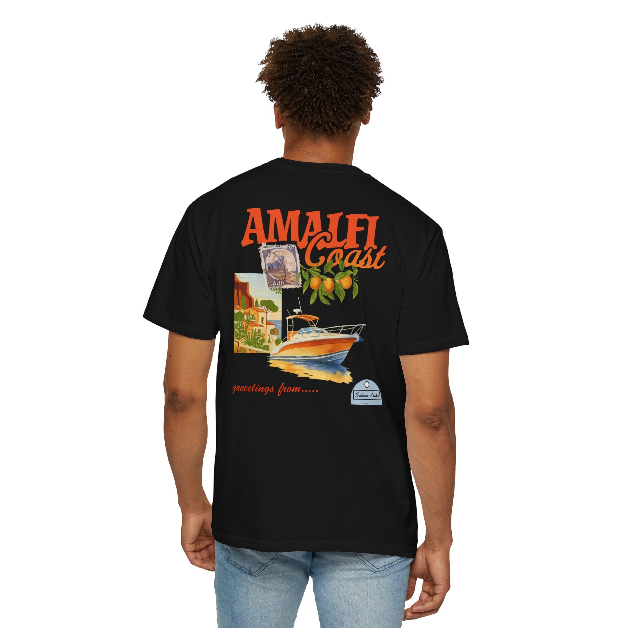 Amalfi Coast Vintage Unisex T-shirt - Stylish Travel Tee for Beach Lovers, Gifts for Her, Casual Summer Wear, Vacation Vibes