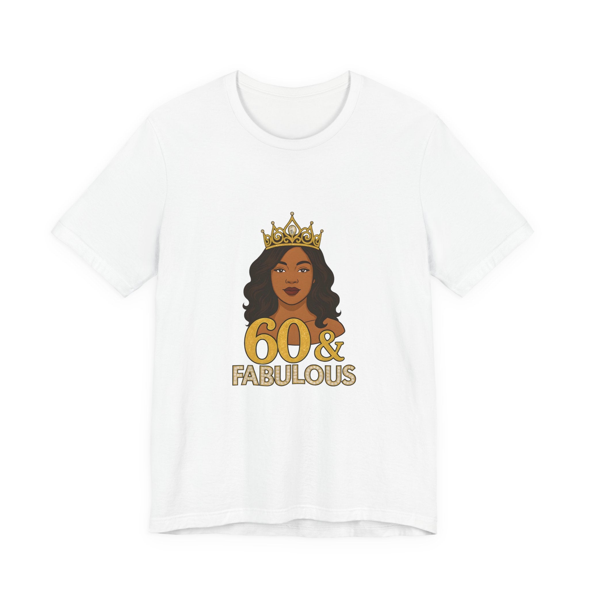 60 & Fabulous Unisex Tee, Birthday Gift Tee, Women's Celebration Shirt, Fun Milestone Birthday Apparel, Perfect for 60th Birthday Party