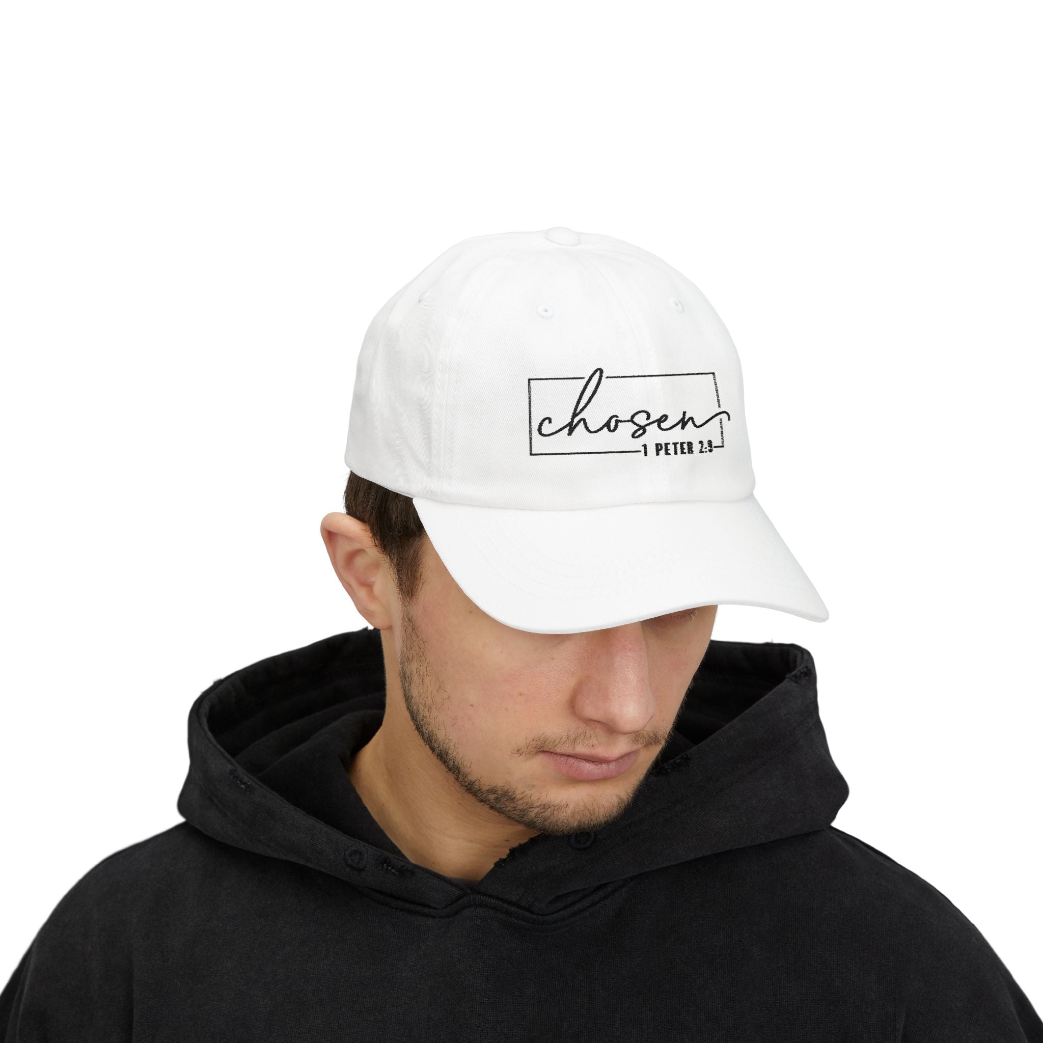 Chosen Classic Dad Cap - Faith-Based Hat for Everyday Wear, Perfect Gift for Father's Day, Graduation, or Any Occasion