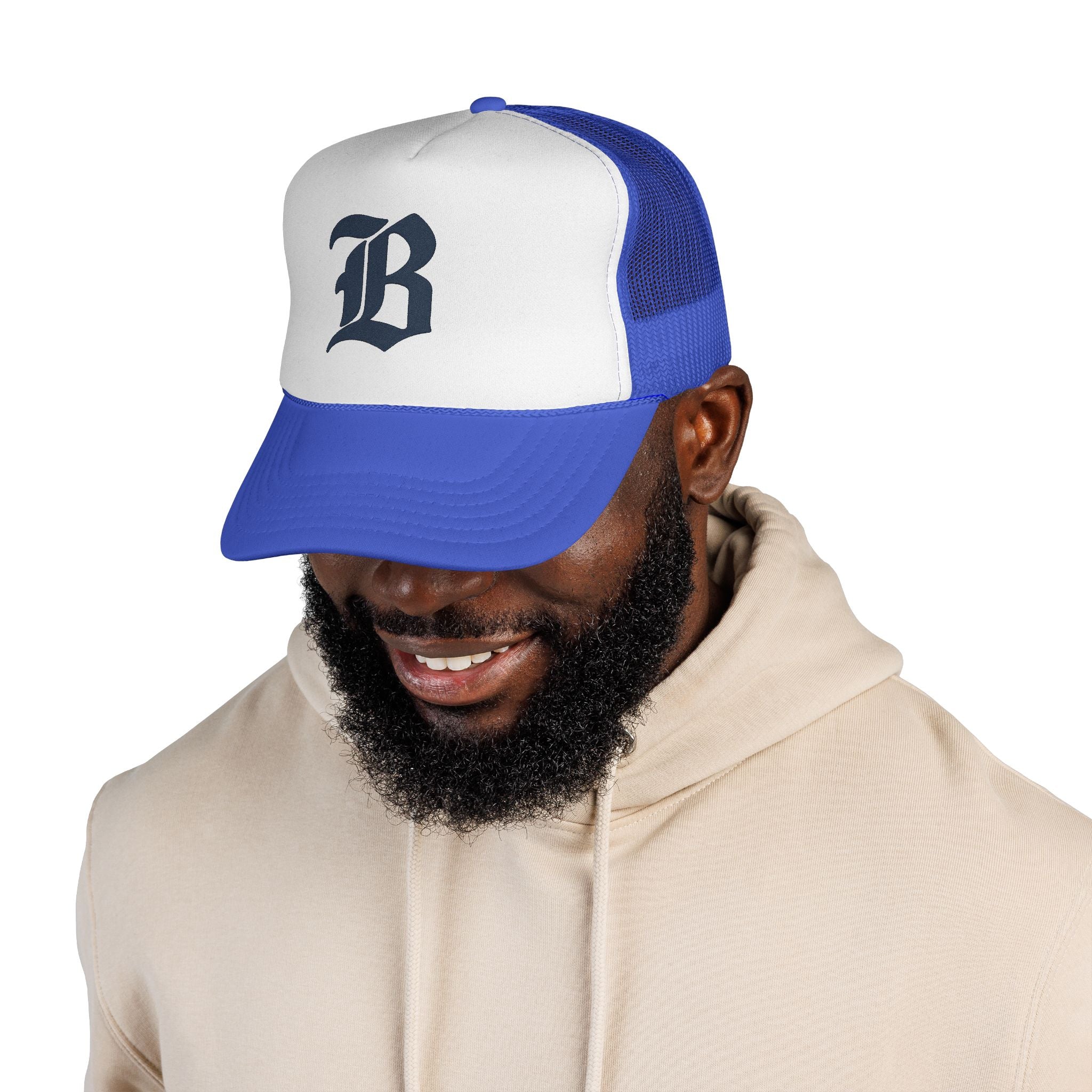 Trucker Caps - Bold Alphabetic Design, Hat, Headwear, Baseball Cap, Fashion Accessory, Streetwear