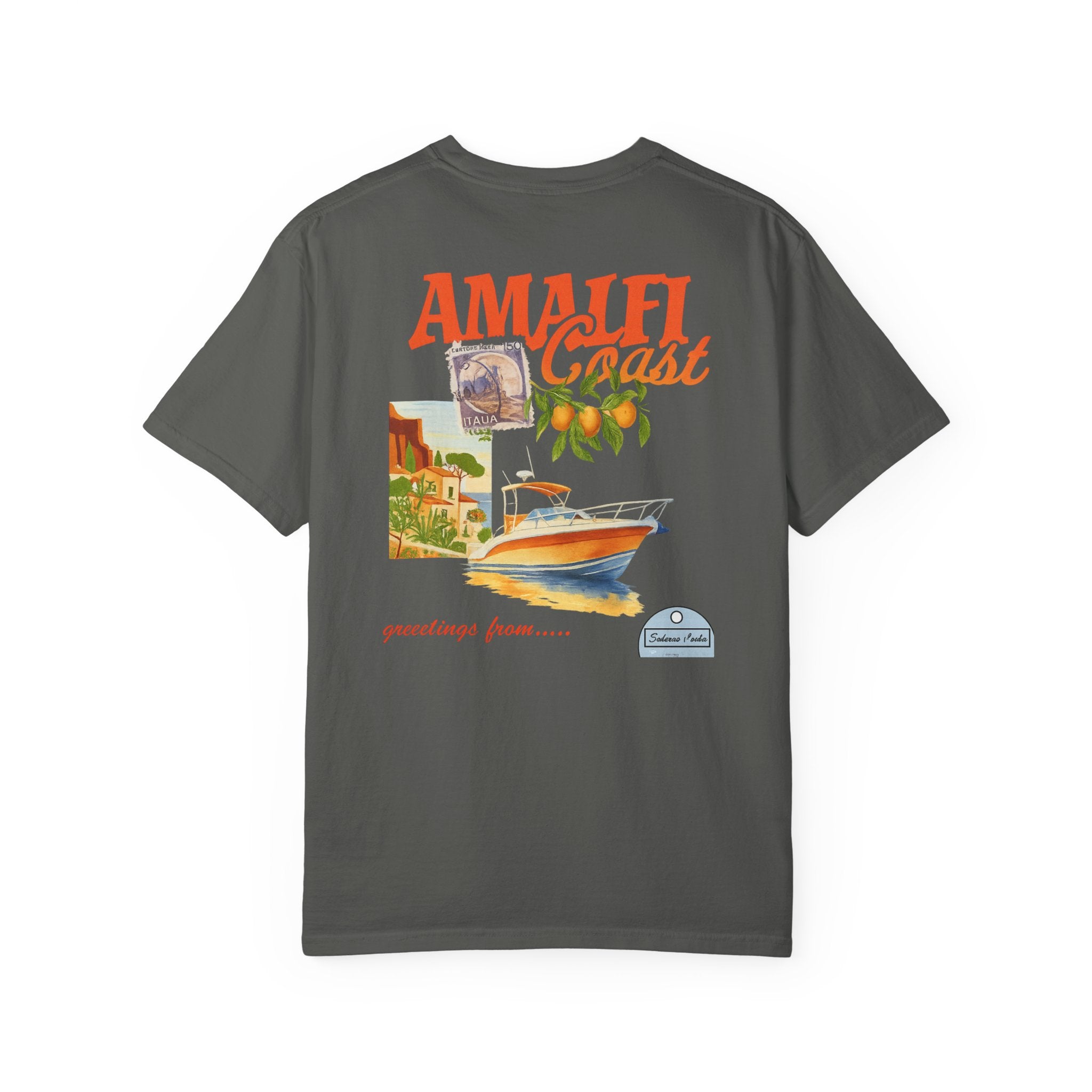 Amalfi Coast Vintage Unisex T-shirt - Stylish Travel Tee for Beach Lovers, Gifts for Her, Casual Summer Wear, Vacation Vibes